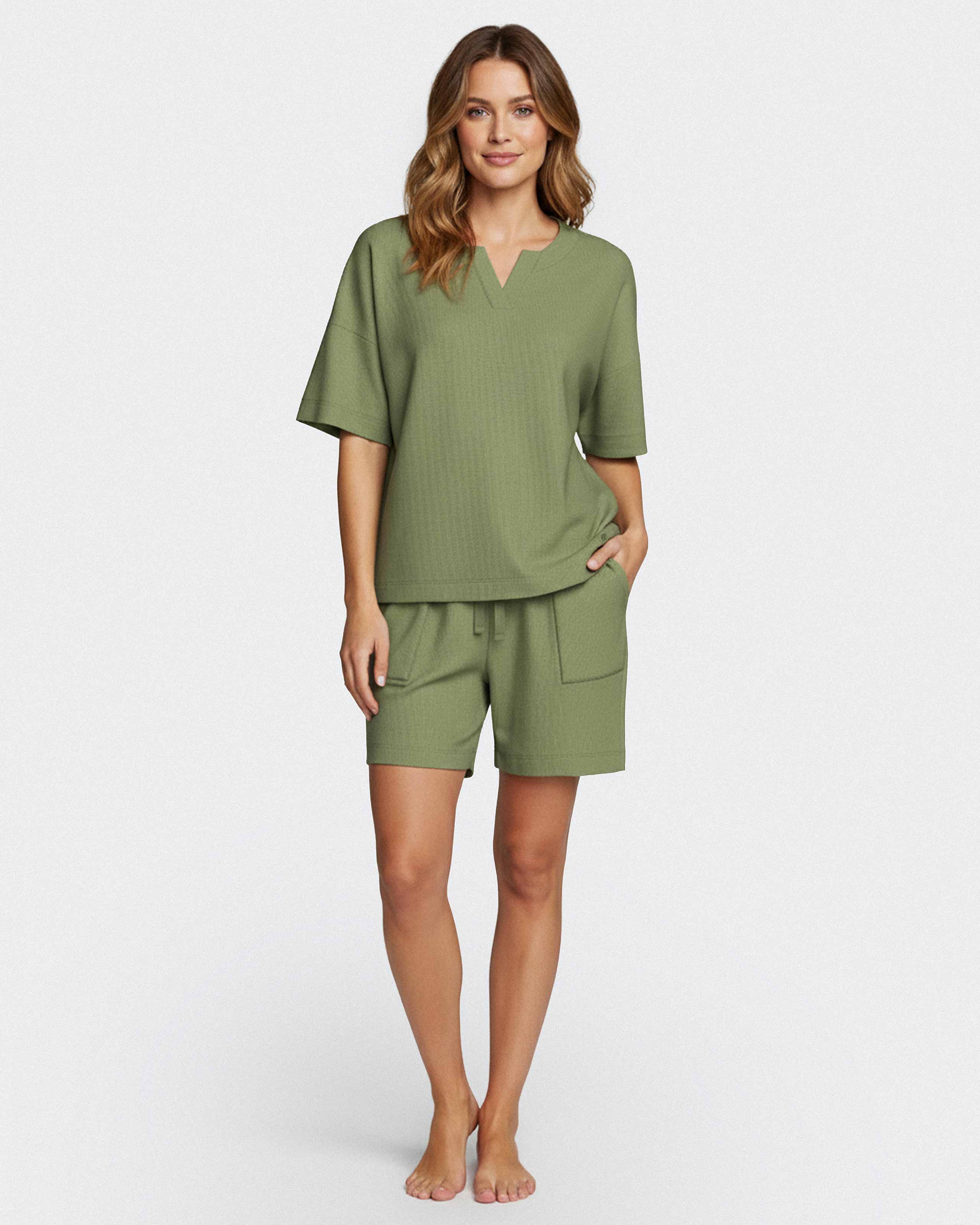 Short Modal Cotton Loungewear Set