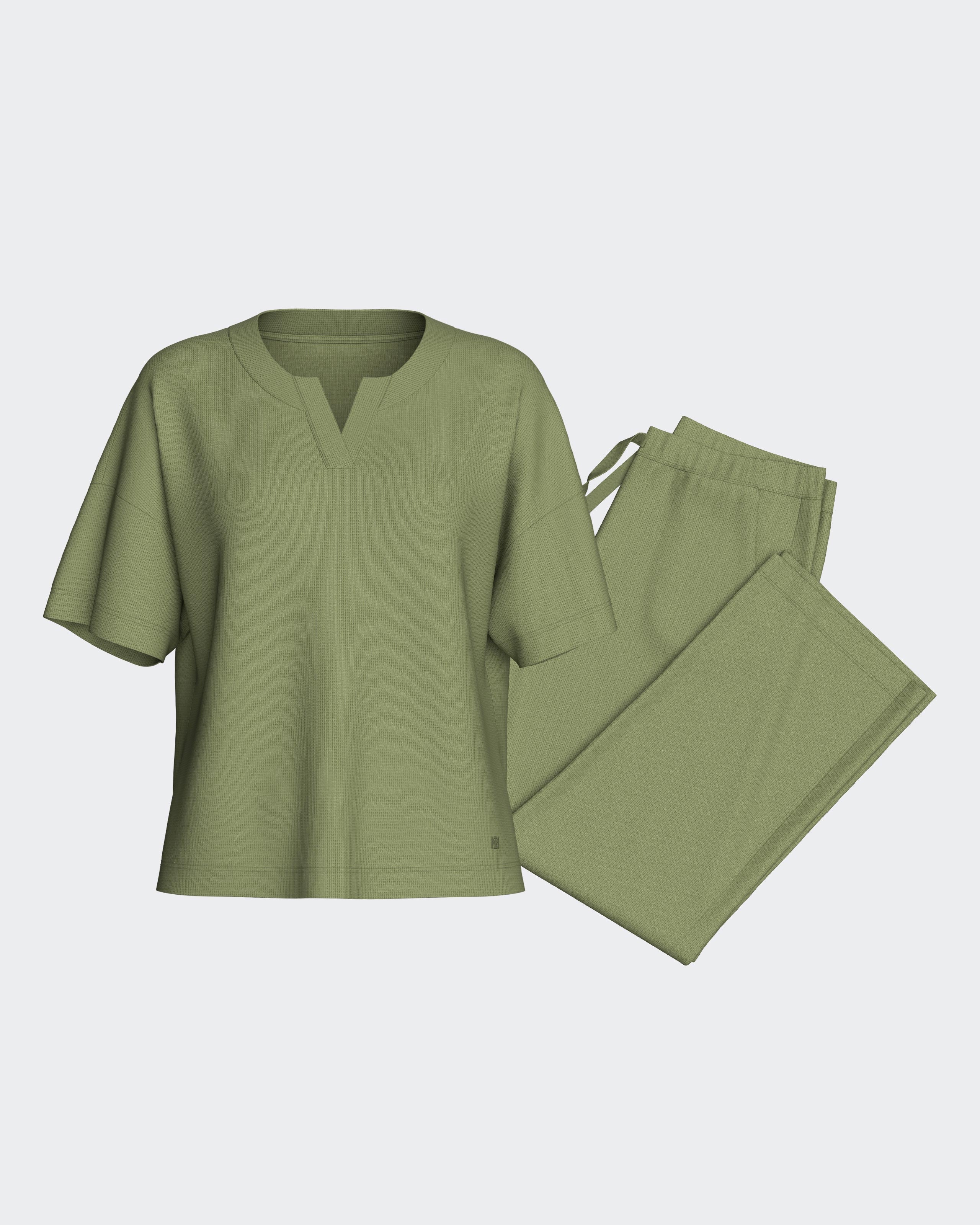 Loungewear‑Set aus Baumwolle‑Modal