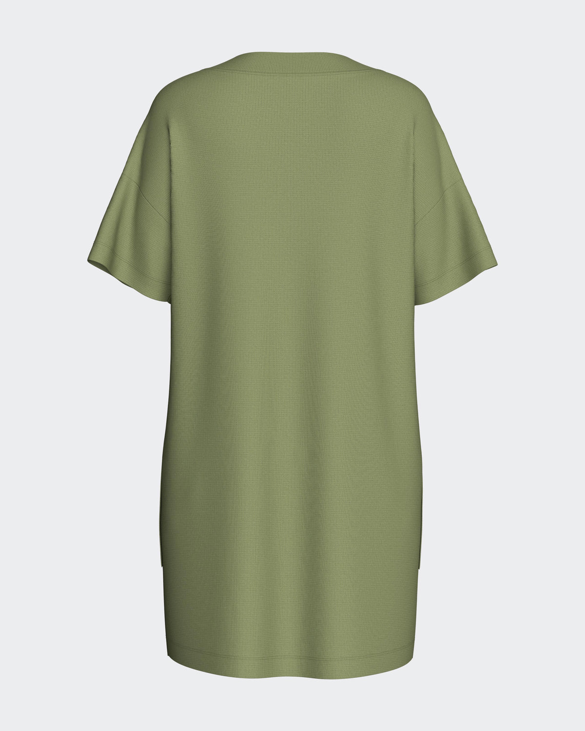 Vestido com bolsos em Algodão Modal