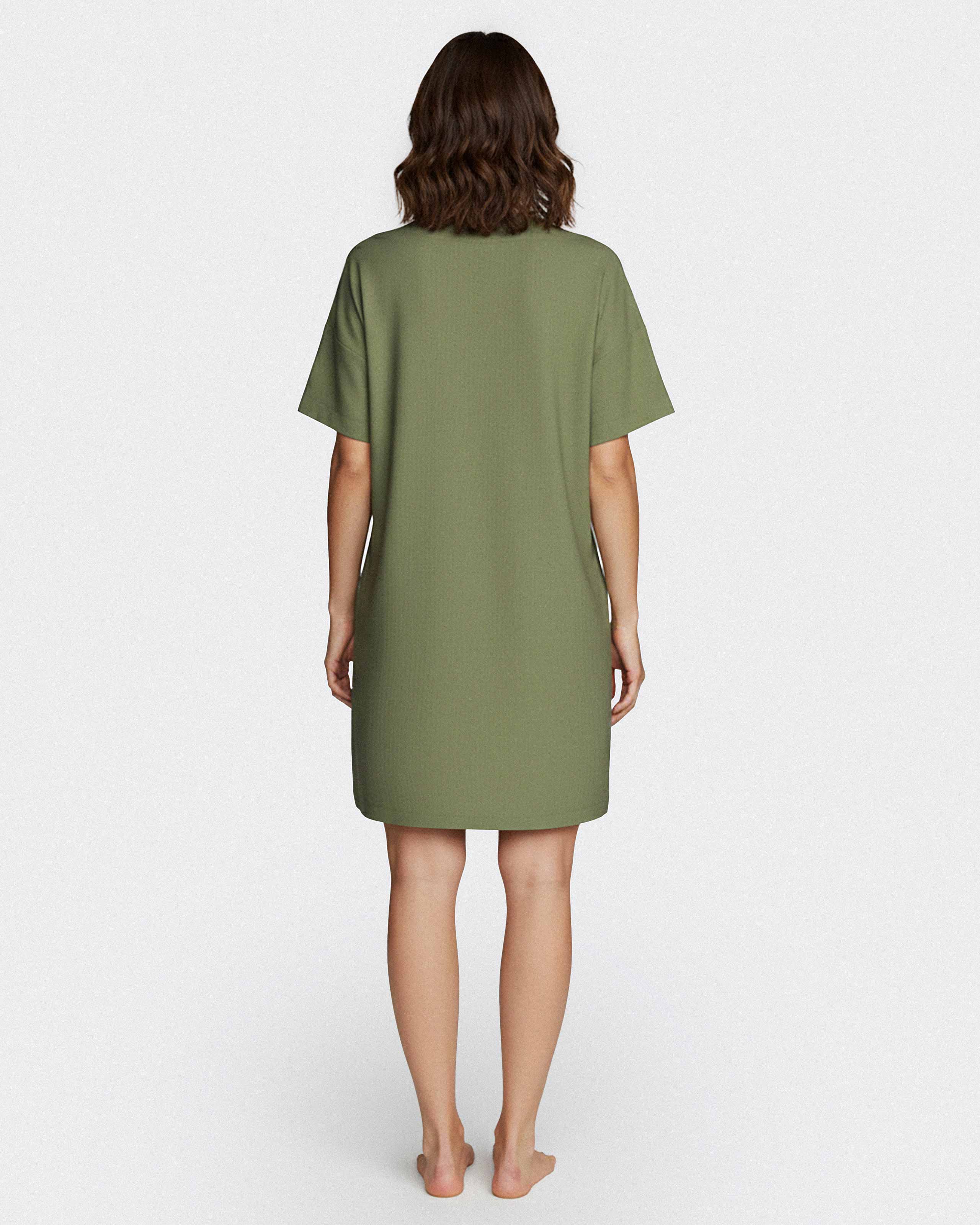 Robe avec poches en Coton Modal