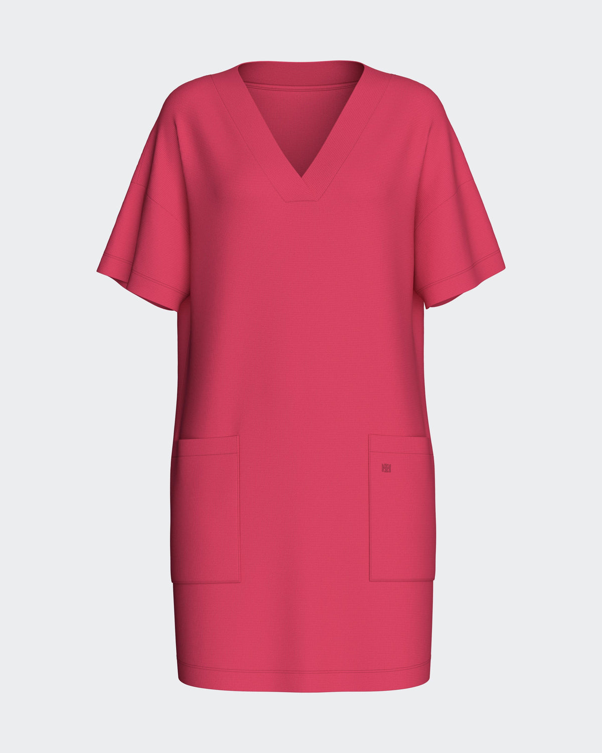 Vestido com bolsos em Algodão Modal