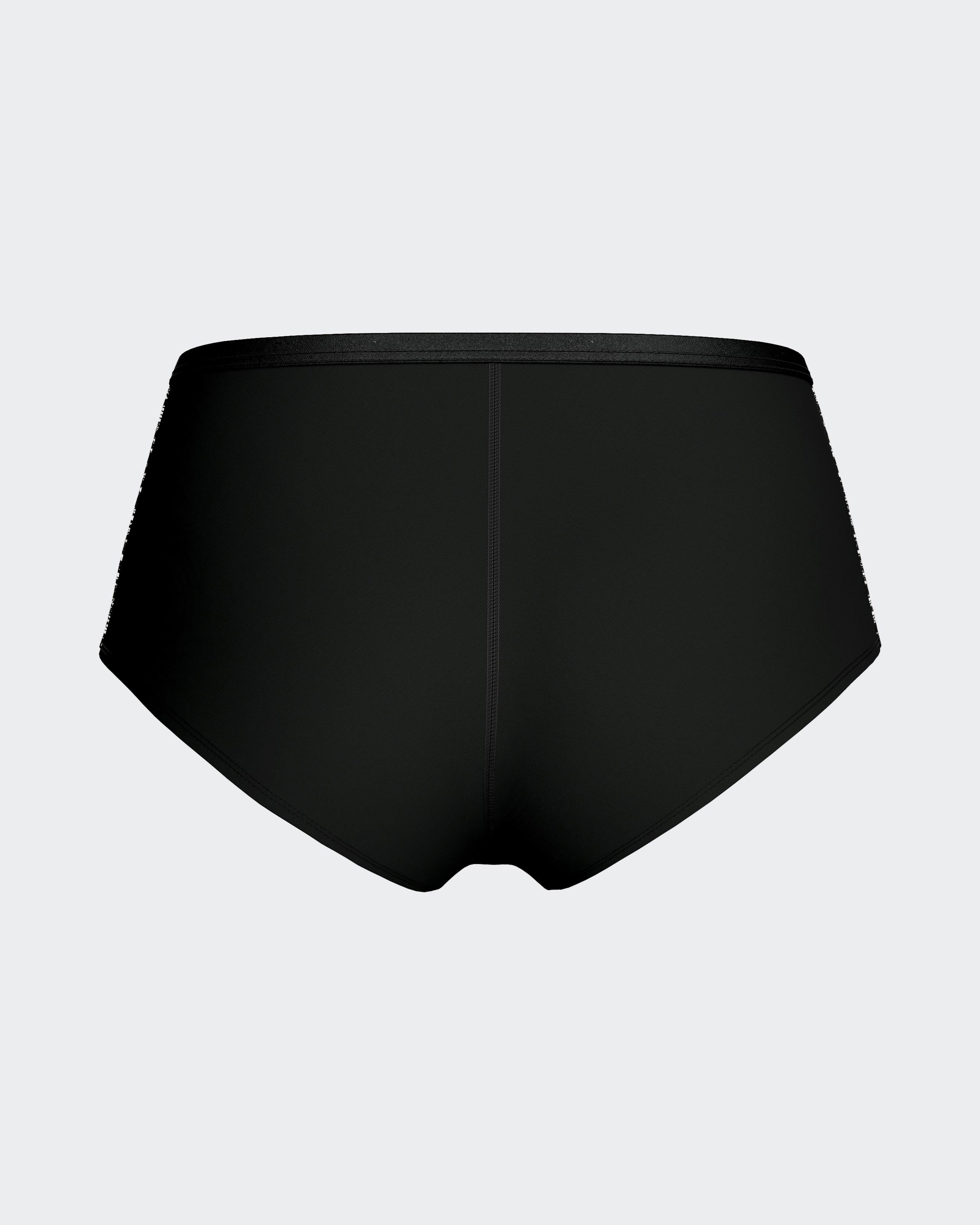 Hipster underwear in Lyocell with lace detail