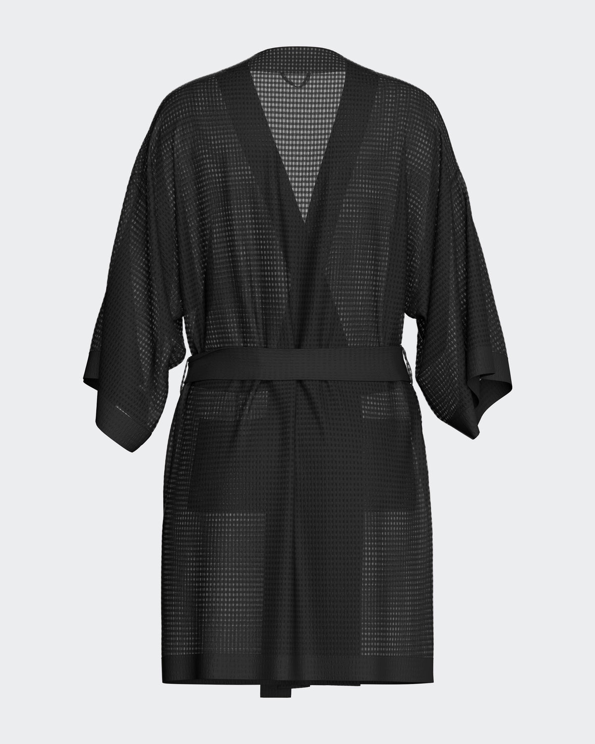 Short kimono-style women's dressing gown