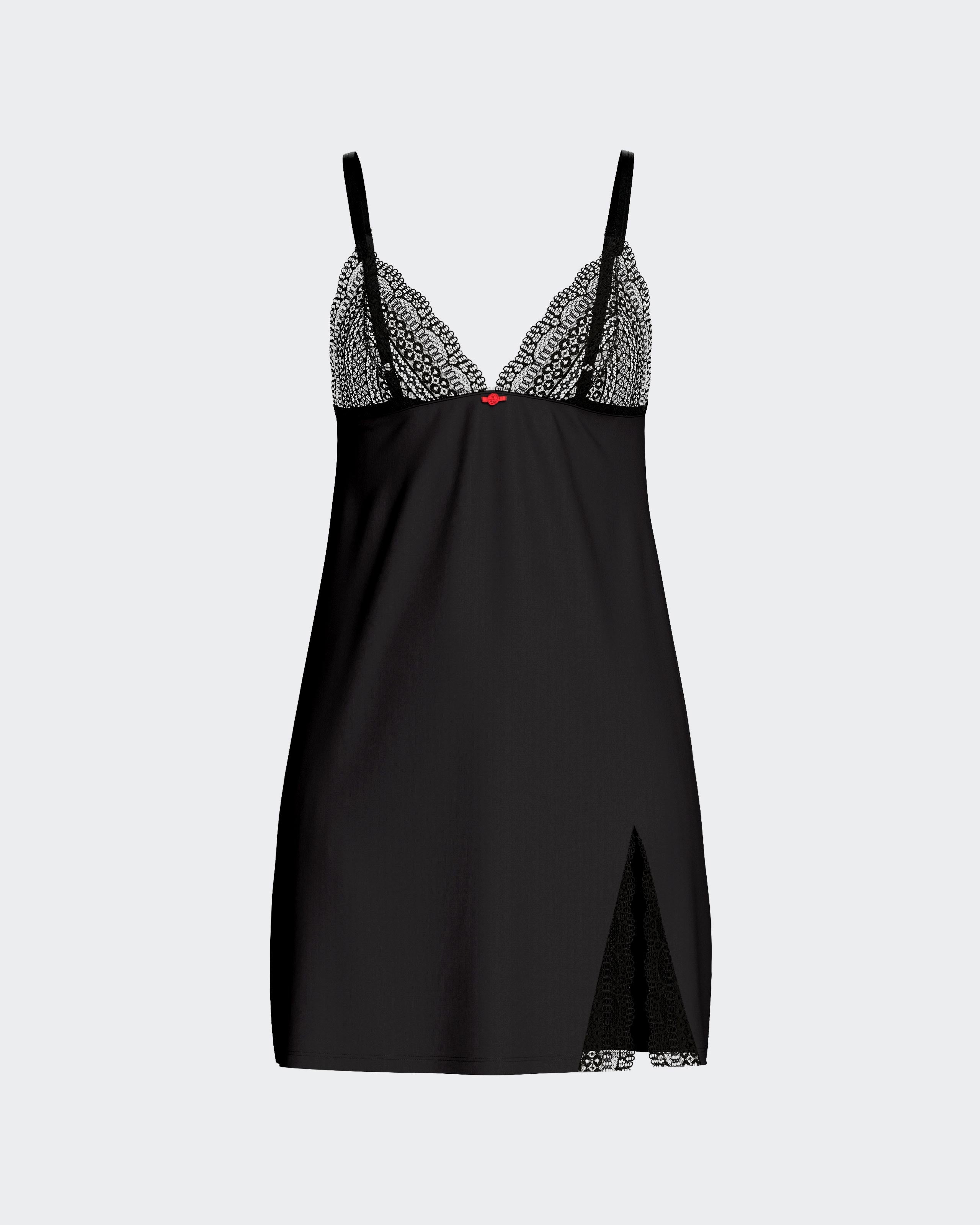 Chemise bretelles en Lyocell avec détail dentelle