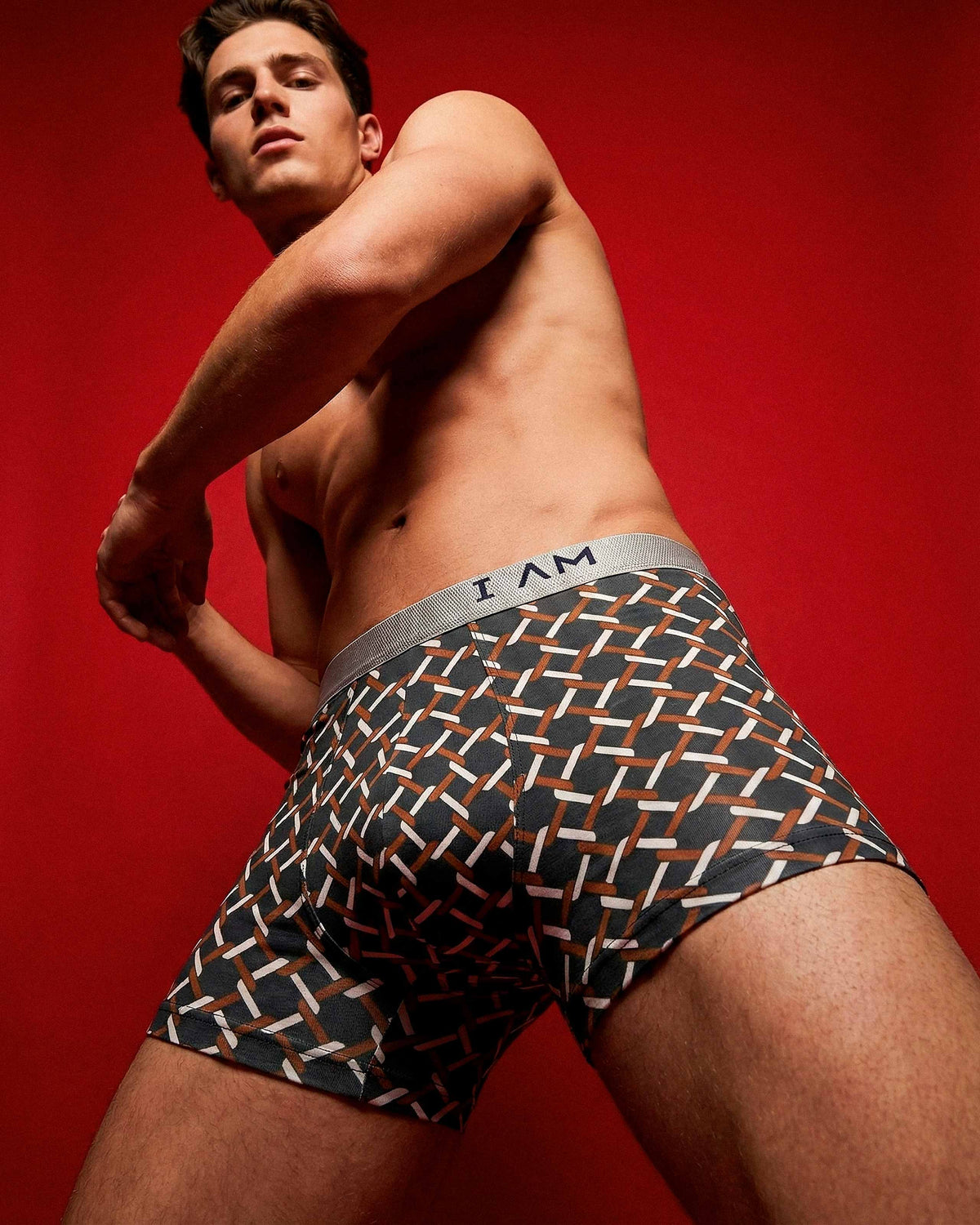 Boxer de homem em Lyocell