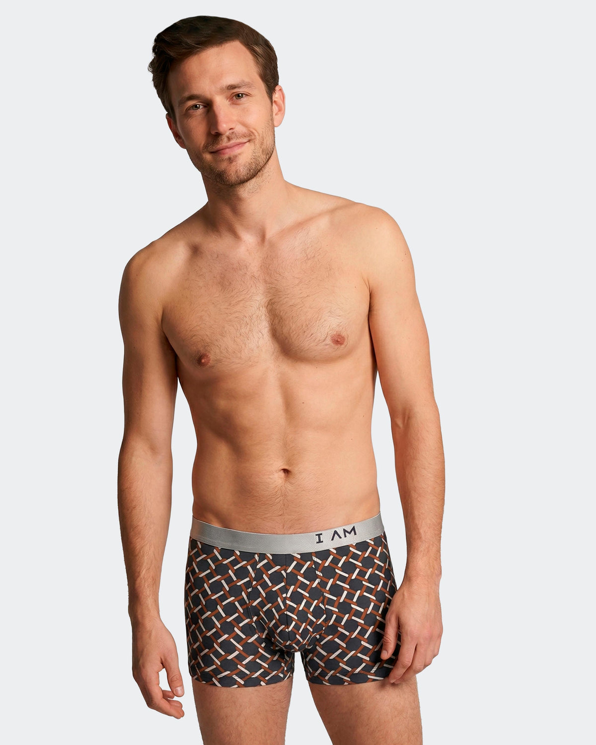 Boxer de homem em Lyocell