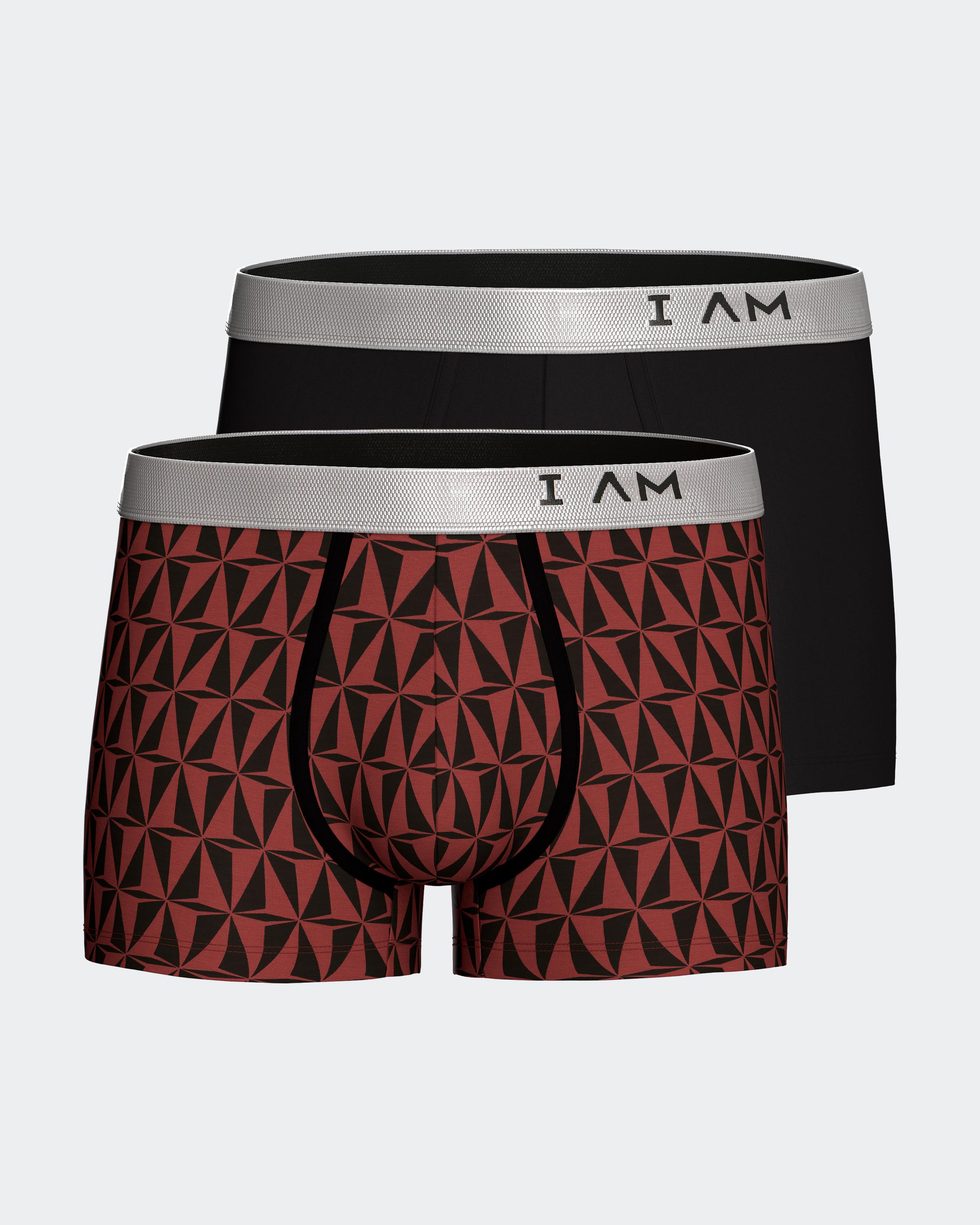 Pack 2 boxers de homem em Lyocell