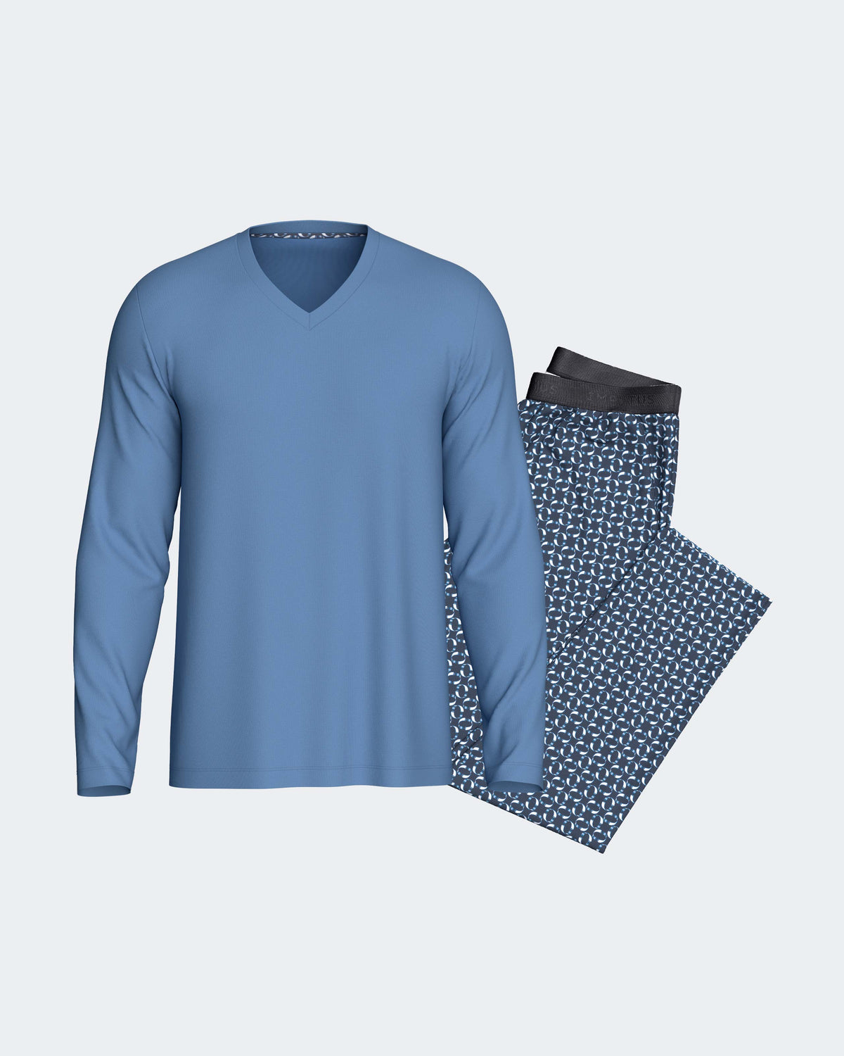 Men's carded pyjamas in Modal
