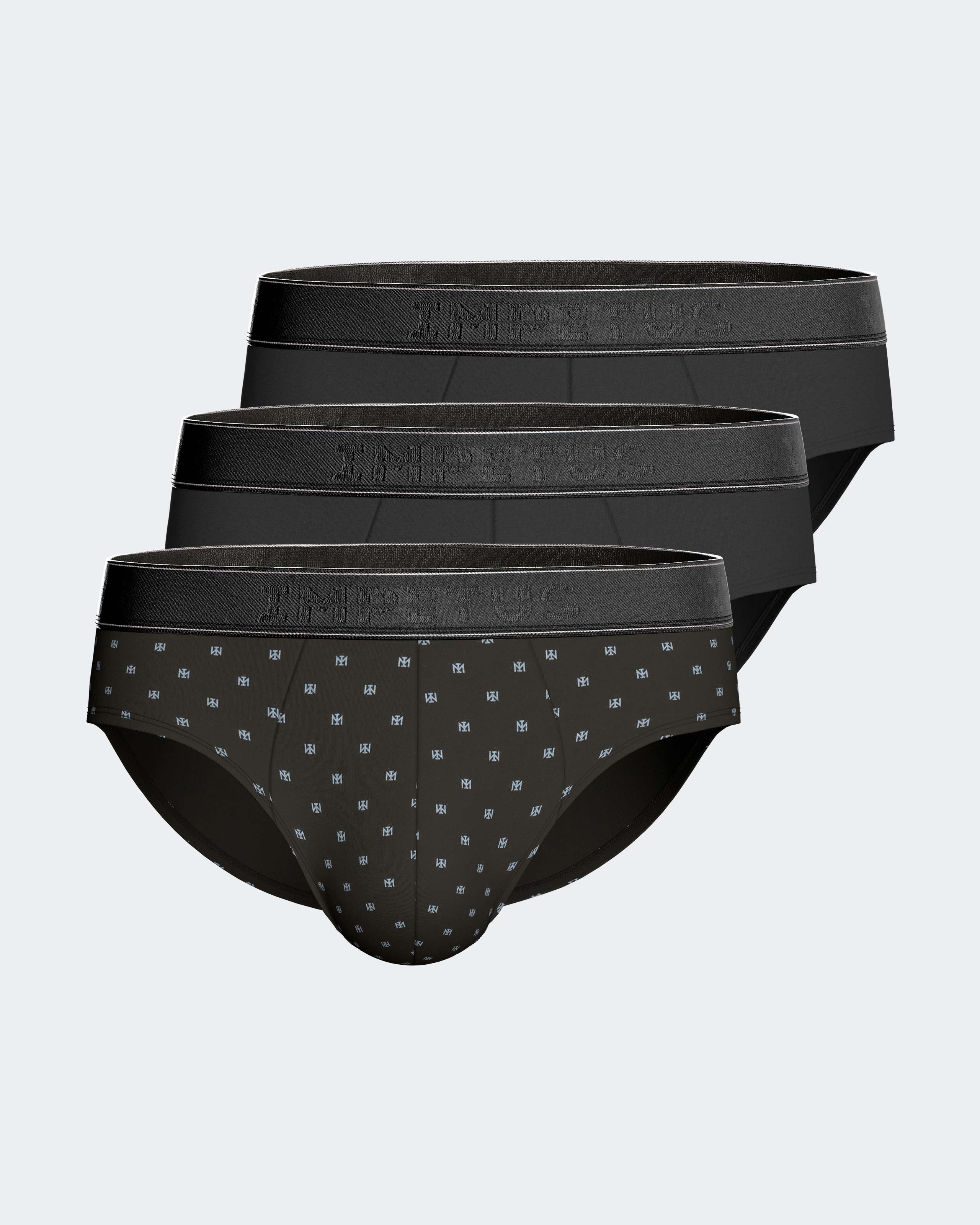 Pack 3 slips d'homme en Coton