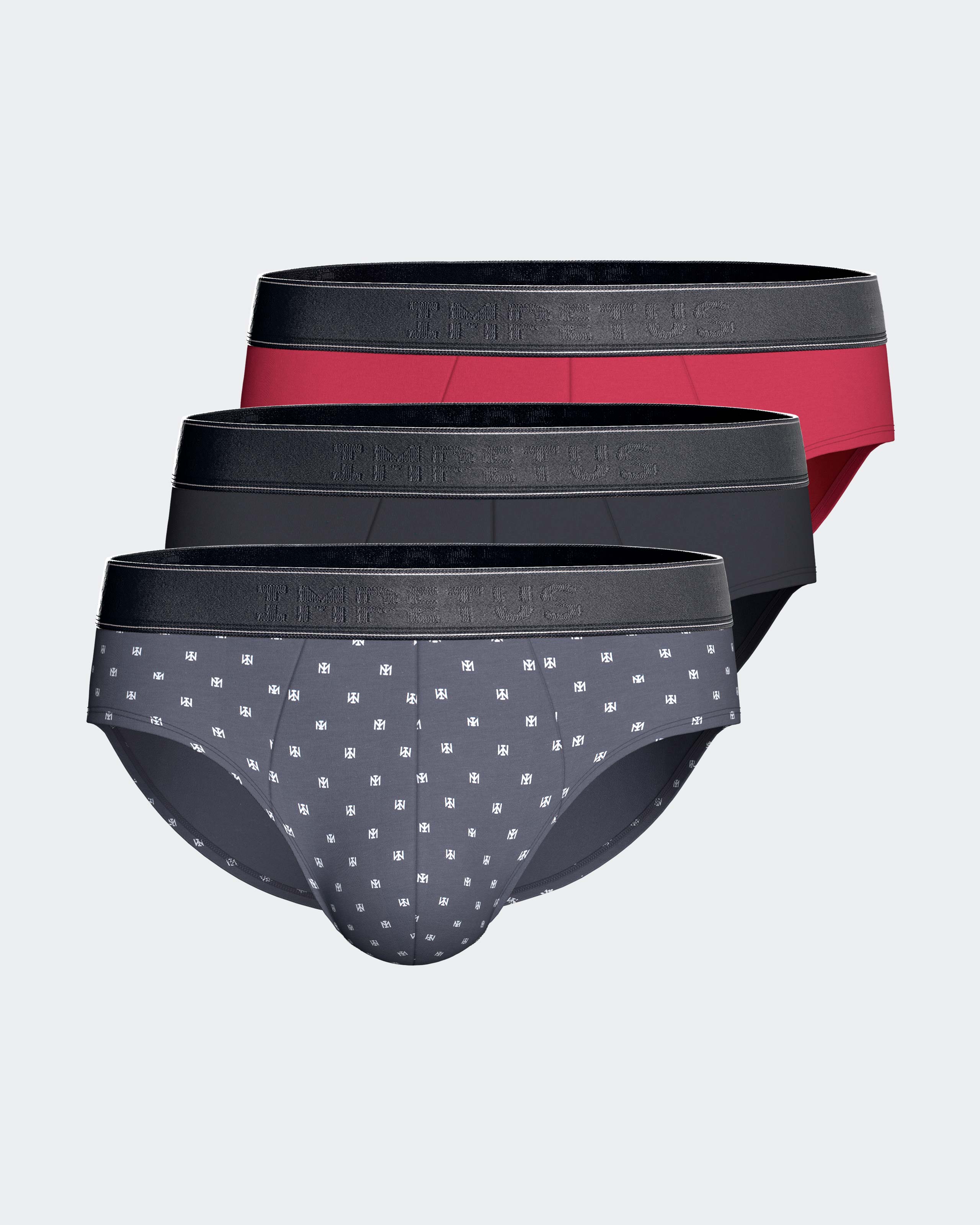 Pack 3 slips d'homme en Coton