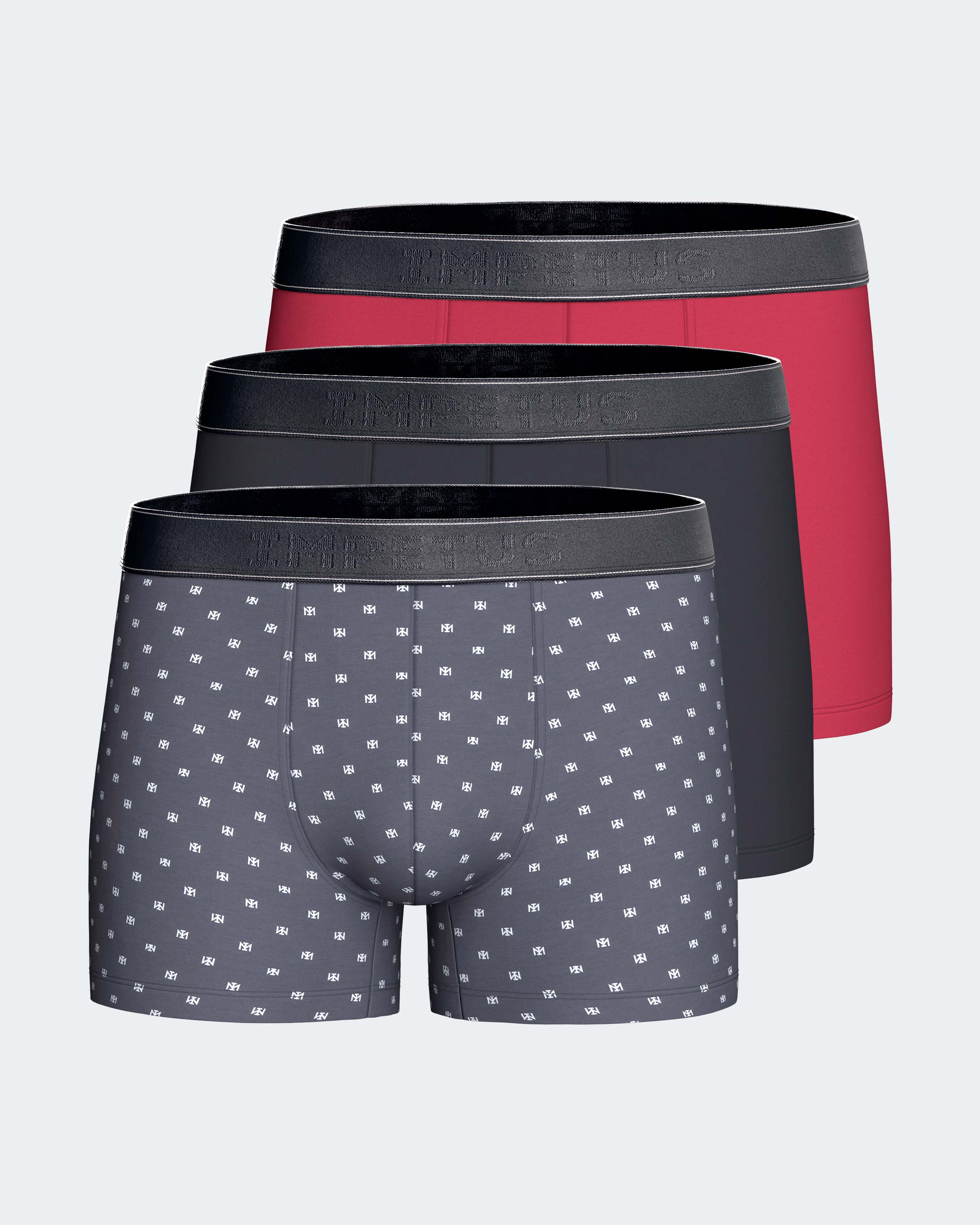 Pack 3 boxers de homem em Algodão