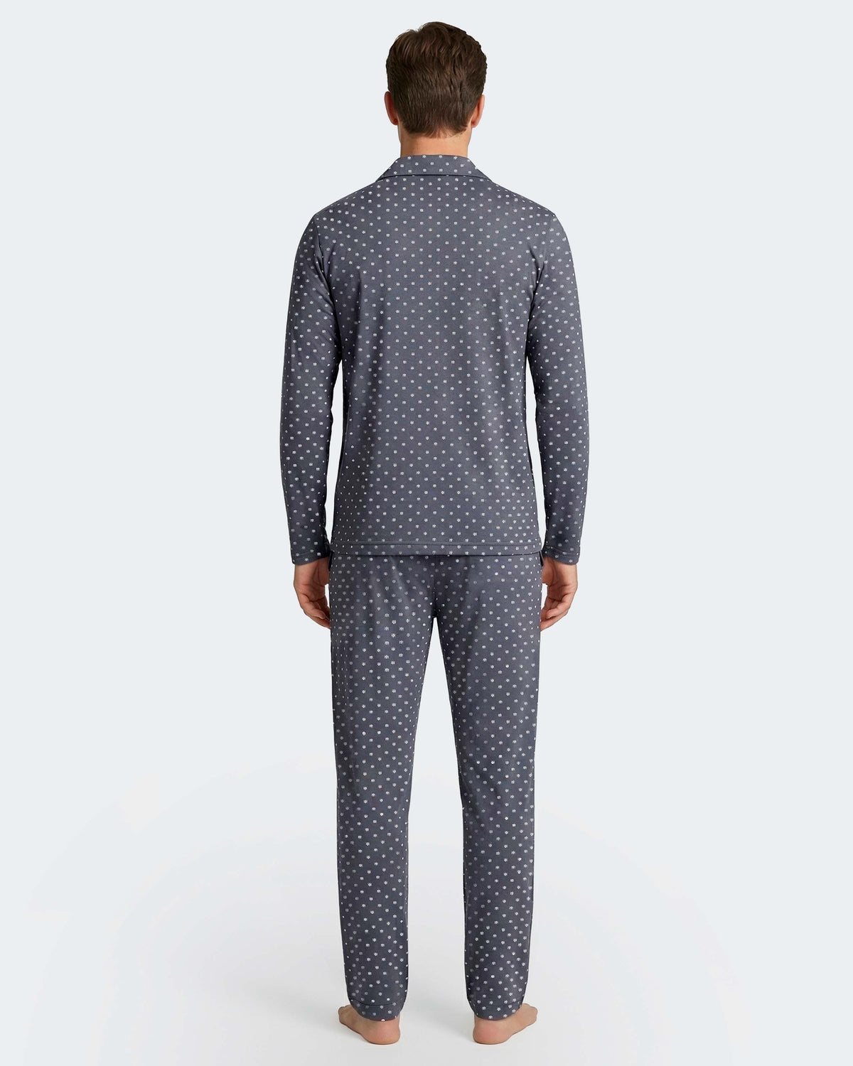 Men's carded pyjama in Cotton