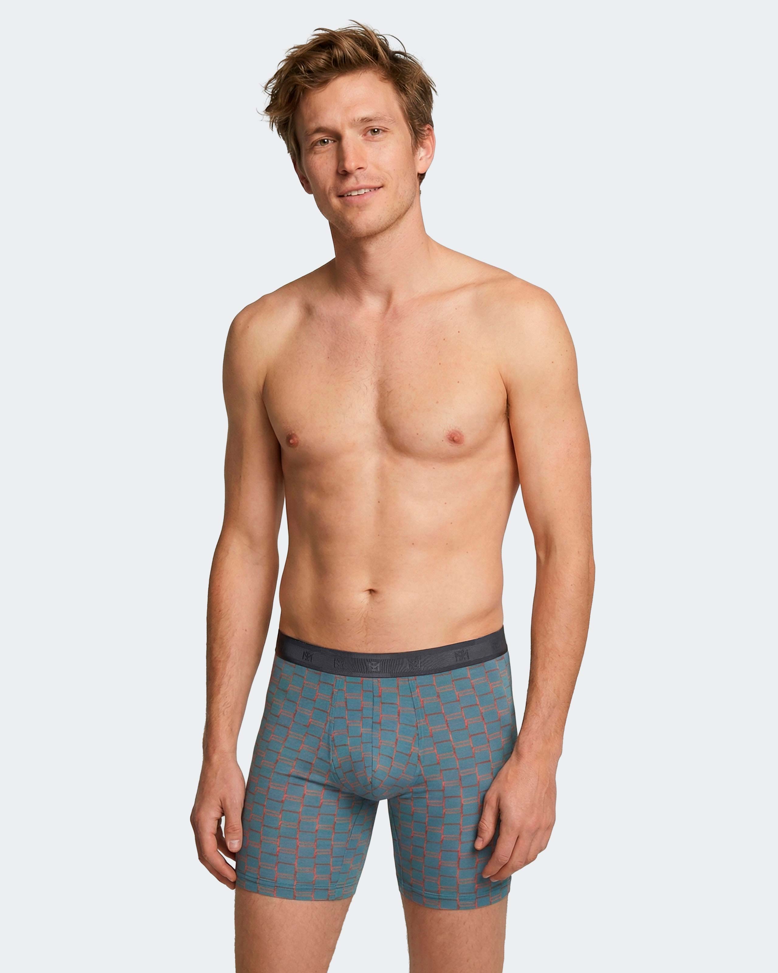Boxer long d'homme en Coton