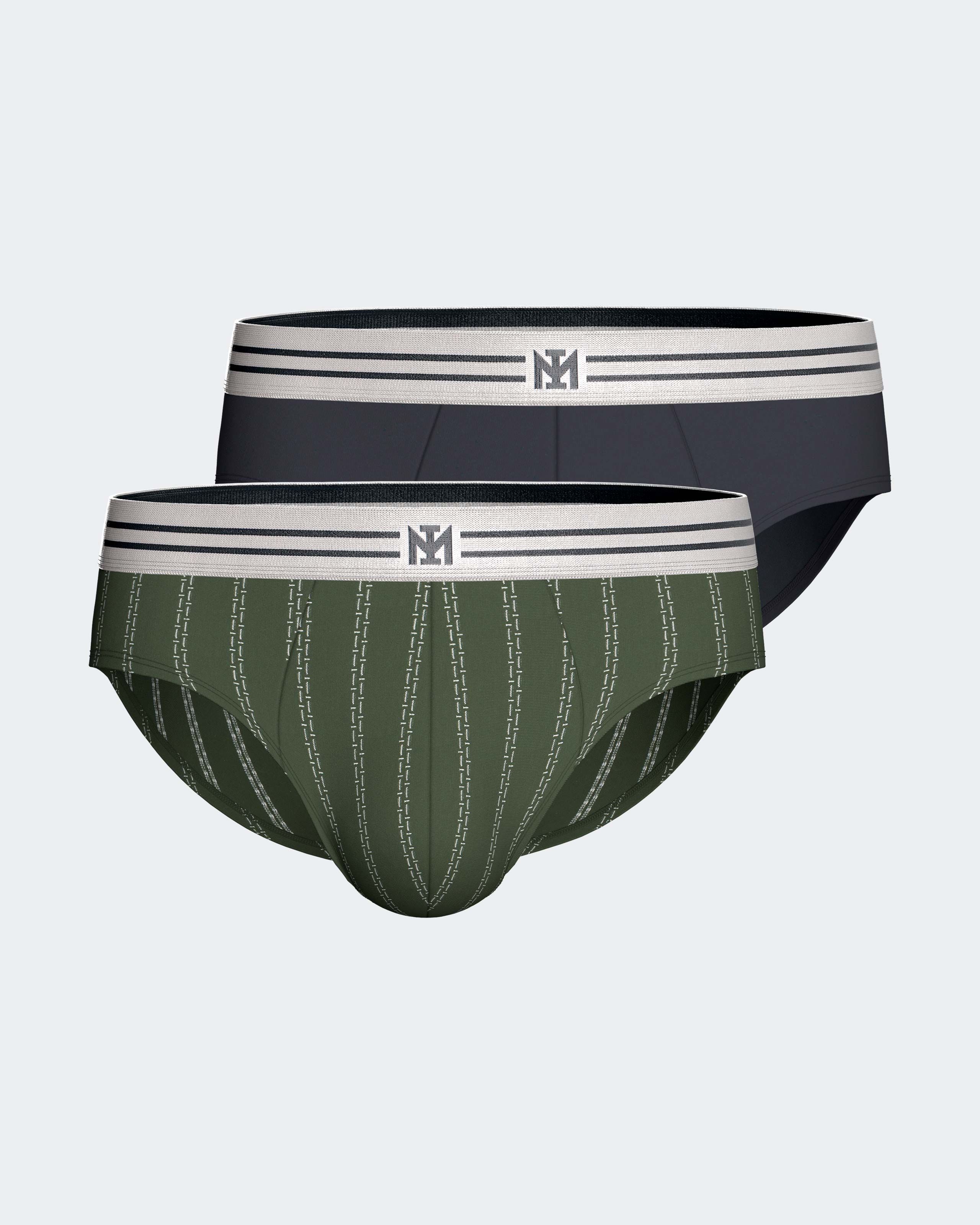 Pack 2 slips d'homme en Coton