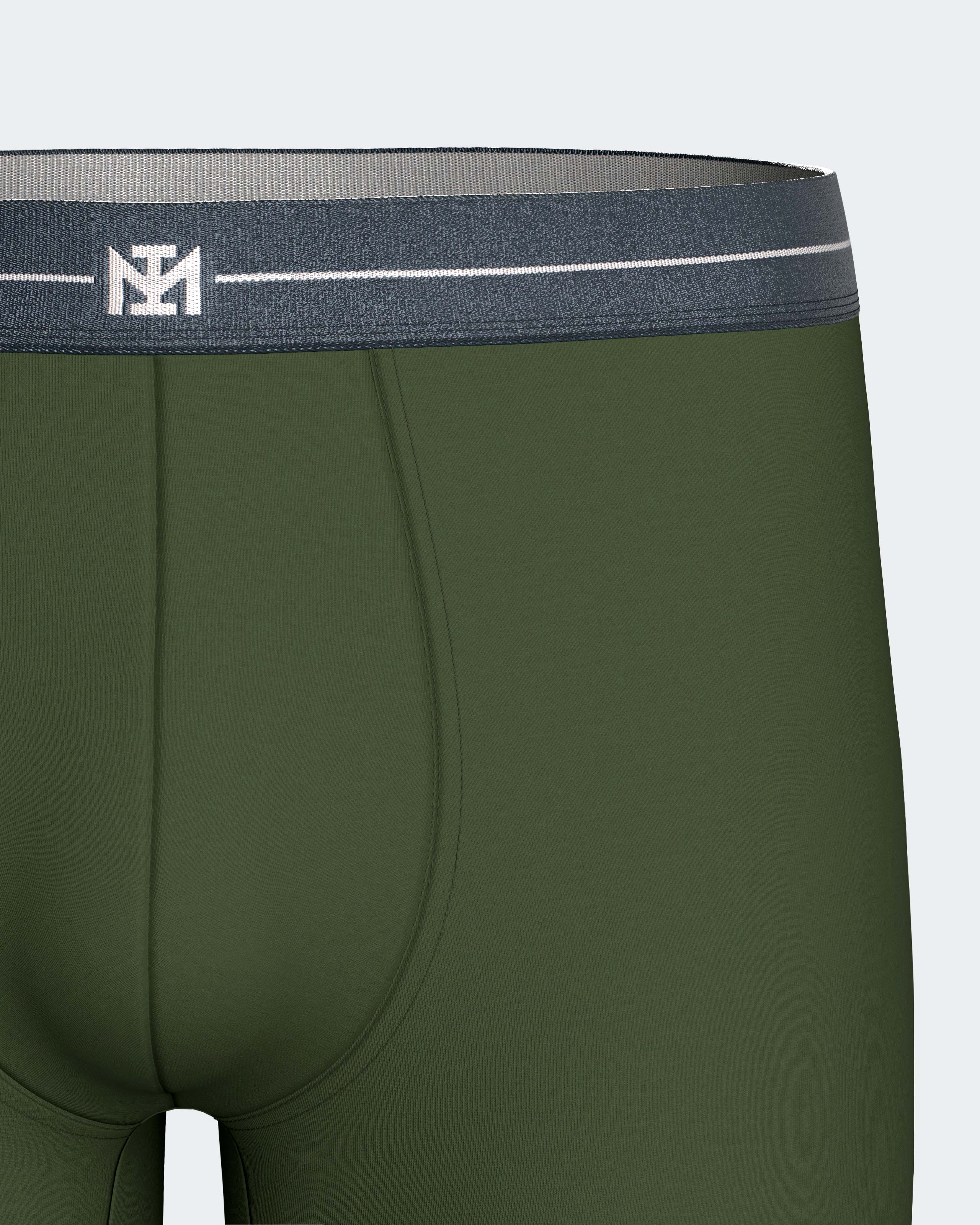 Boxer longo de homem em Algodão