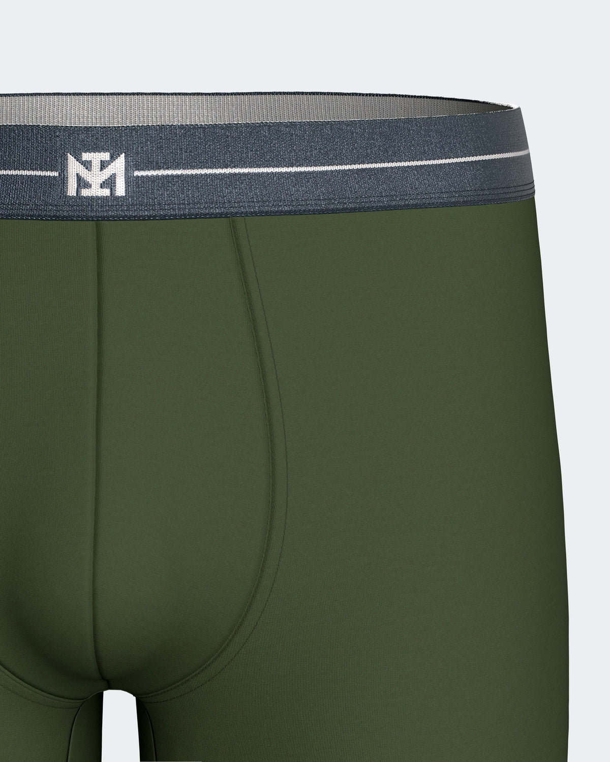 Men's long boxer in Cotton