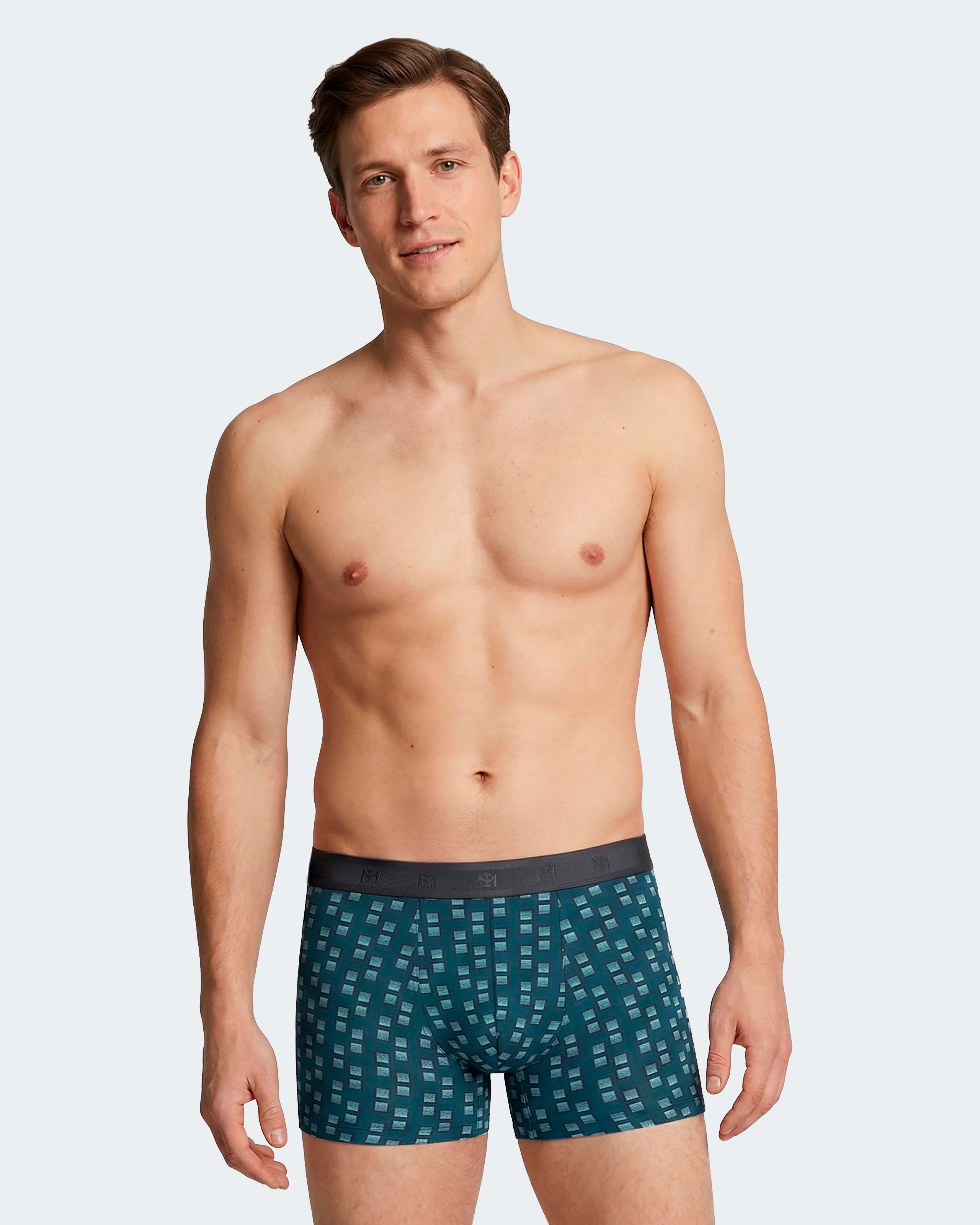 Pack 2 boxers de homem em Algodão Modal