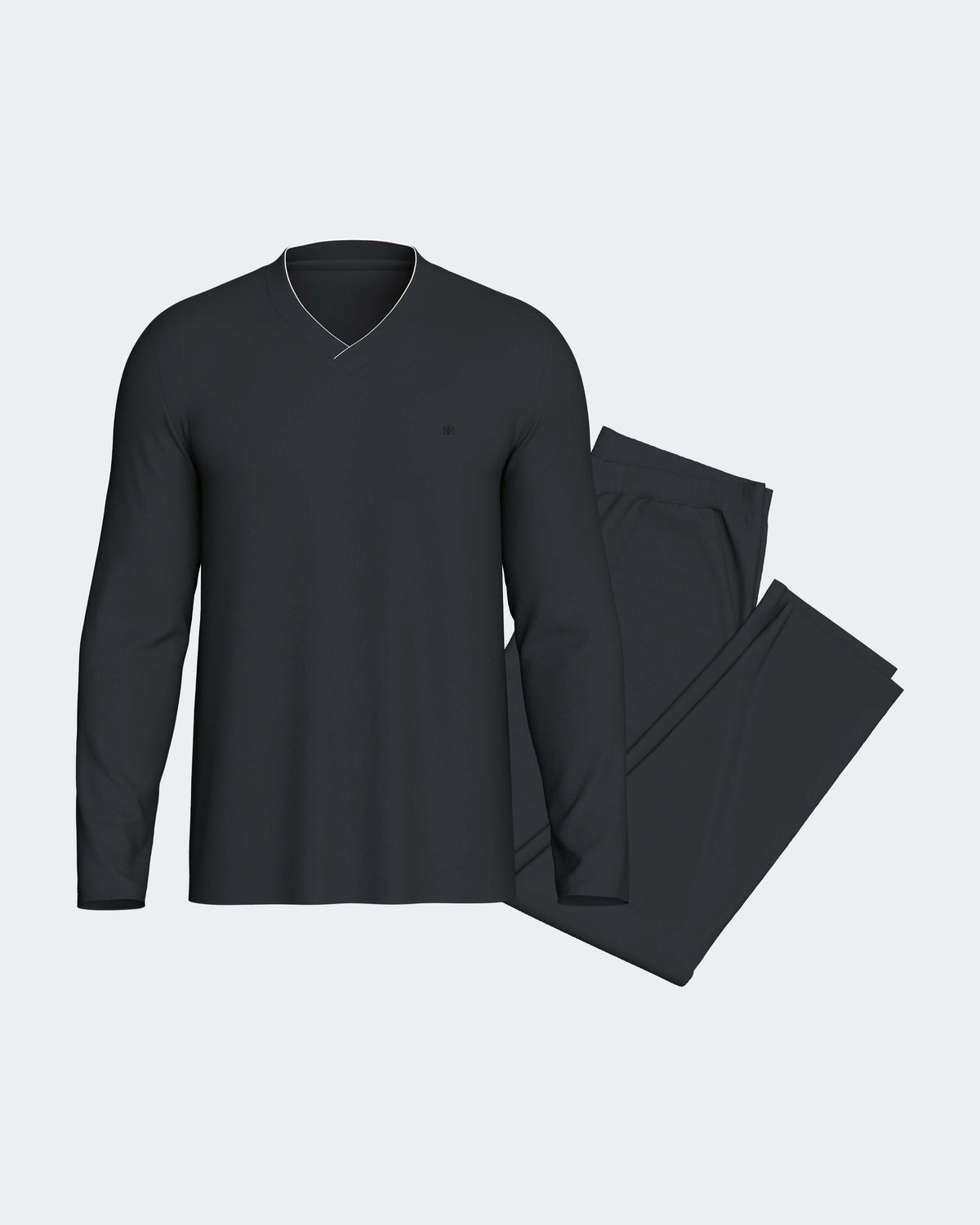 Pijama largo de hombre en Modal