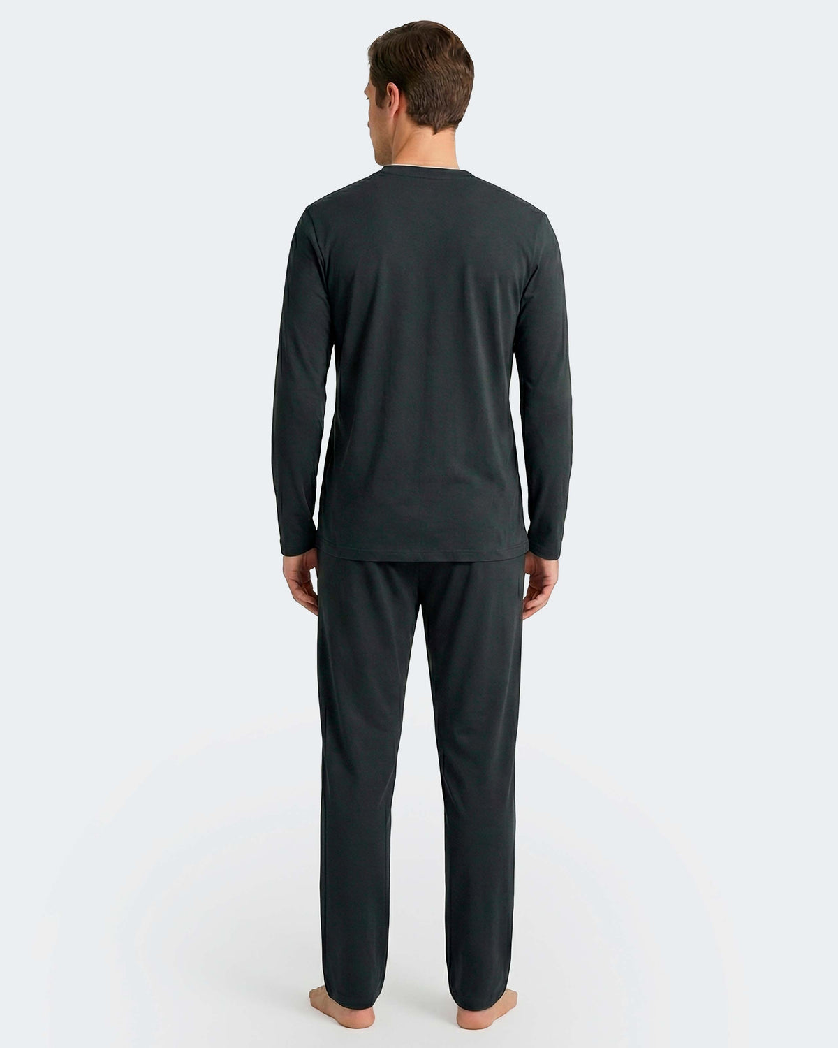 Pijama largo de hombre en Modal