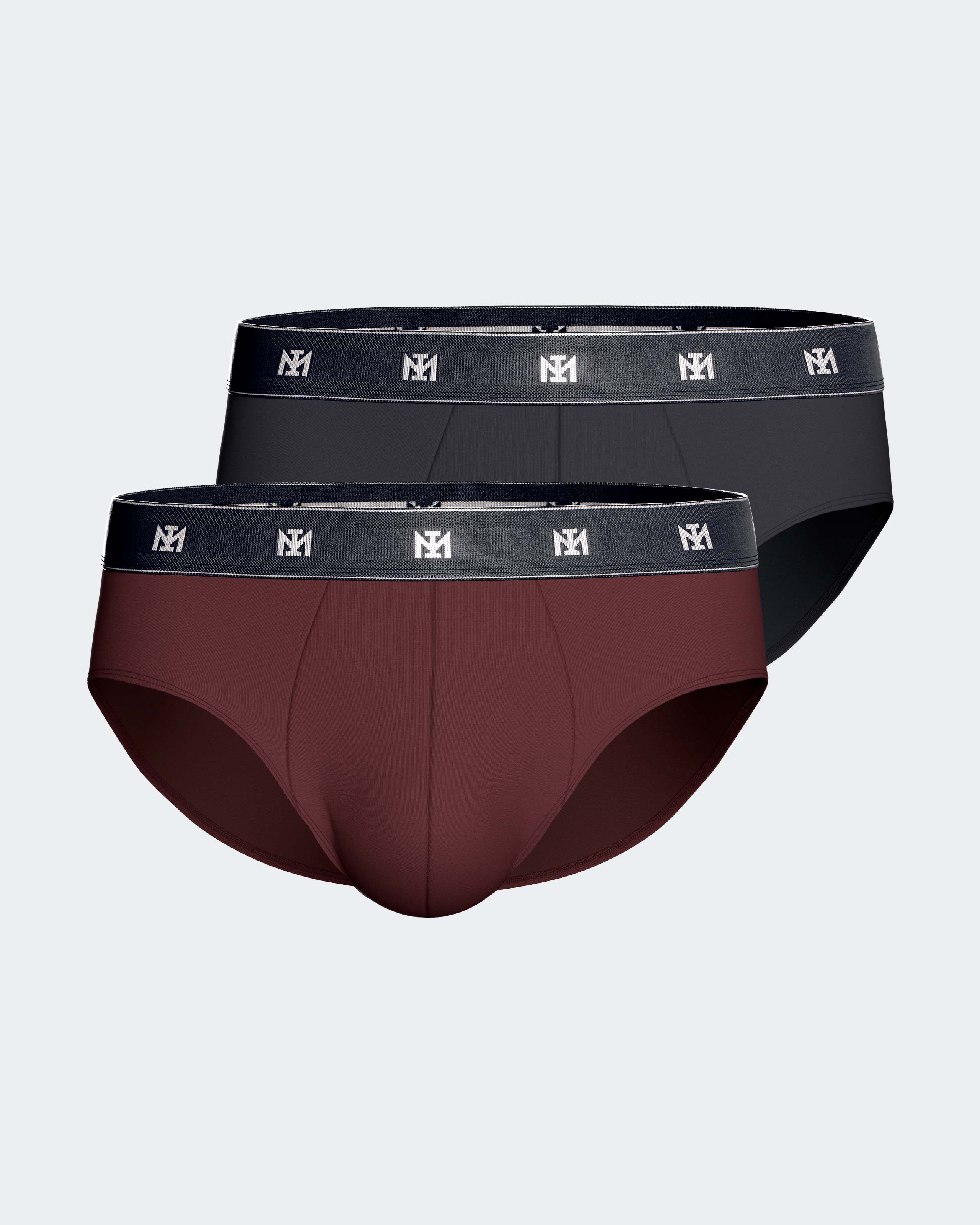 Pack 2 slips d'homme en Lyocell