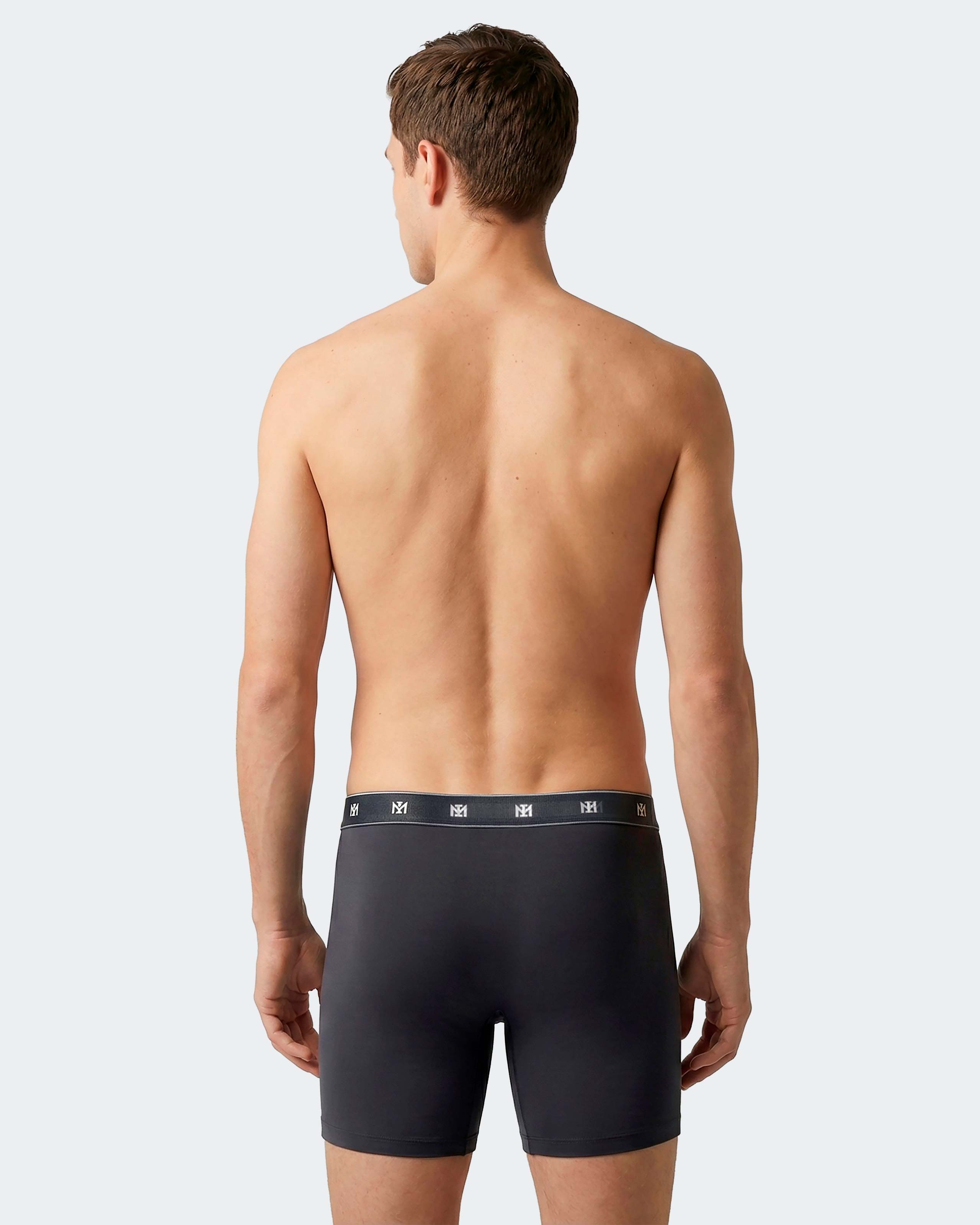 Pack 2 boxers longs d'homme en Lyocell