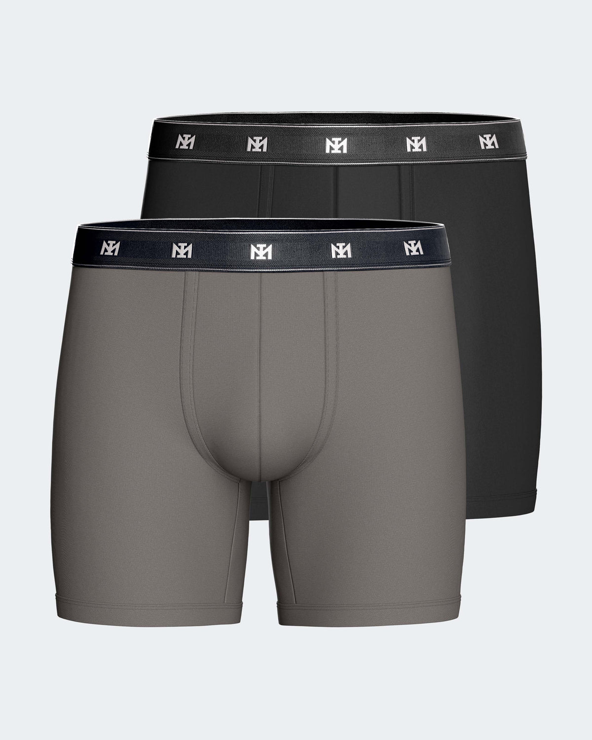 2er-Pack lange Boxershorts für Herren aus Lyocell