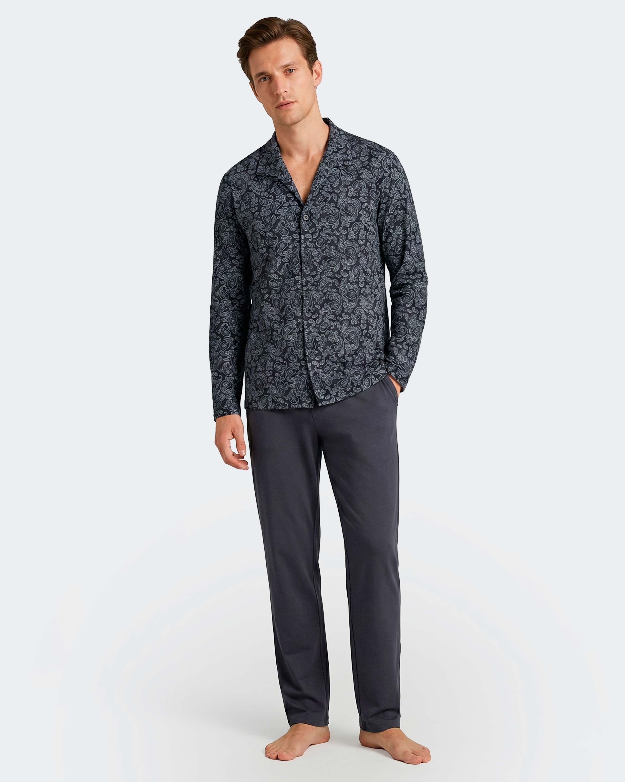 Pyjama long d'homme en Coton