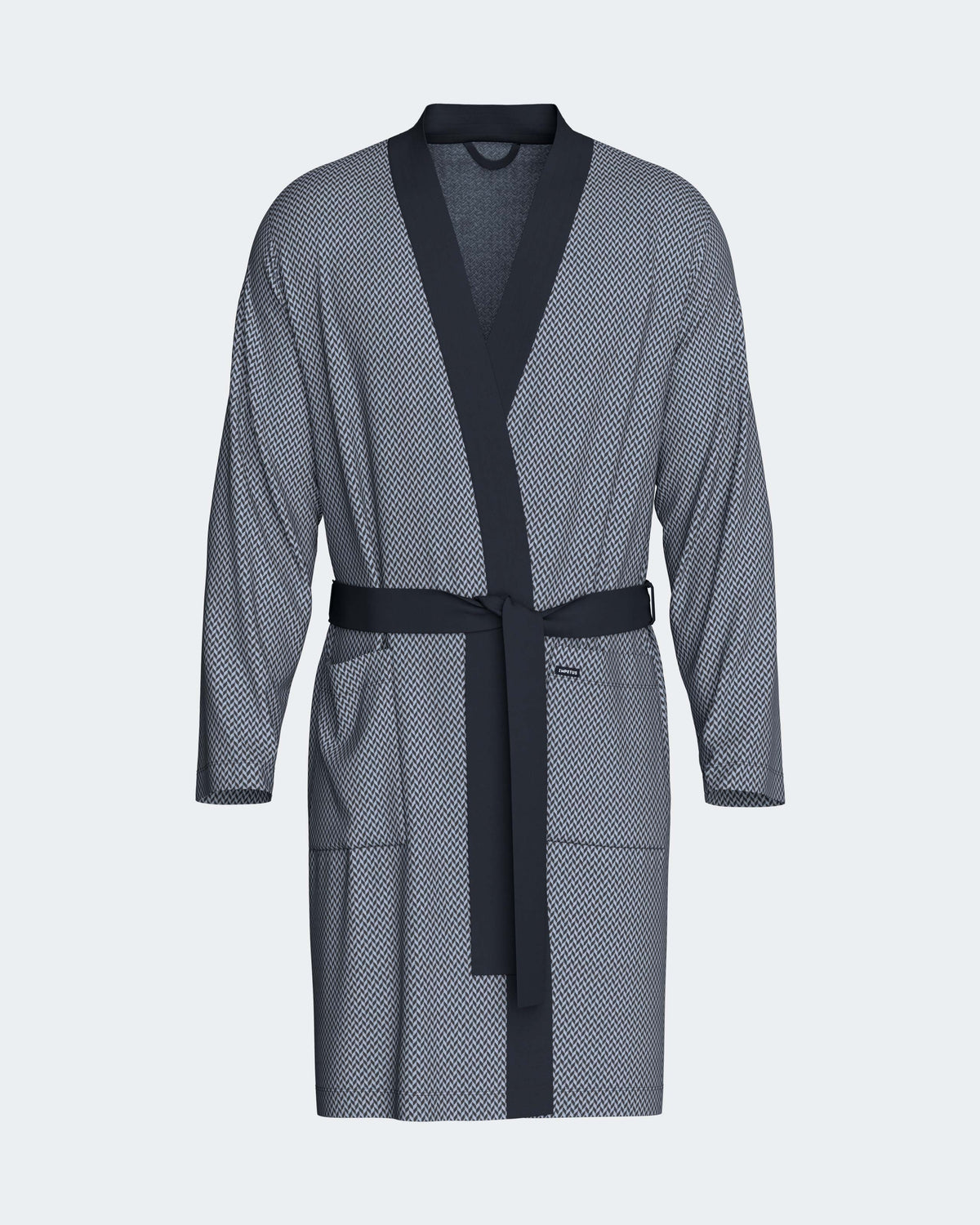 Men's long dressing gown in Cotton