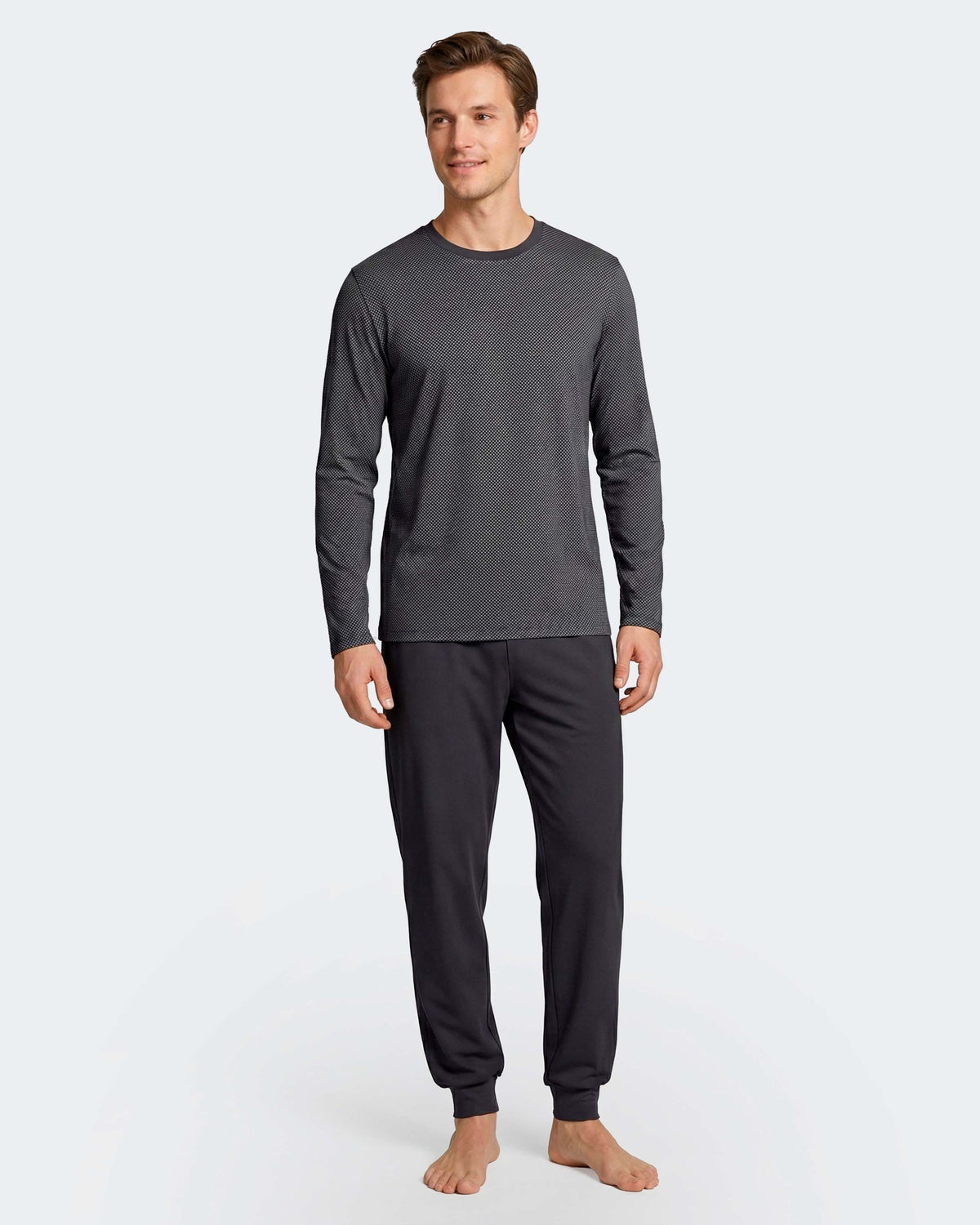 Men's carded pyjama in Cotton