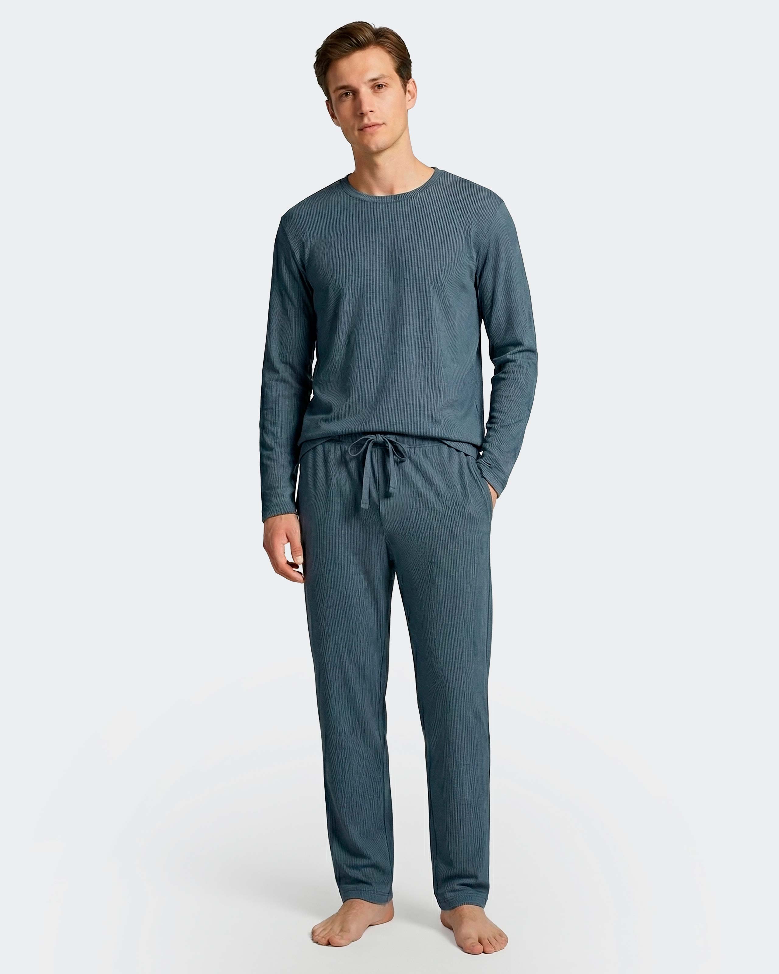 Pyjama long d'homme en Coton