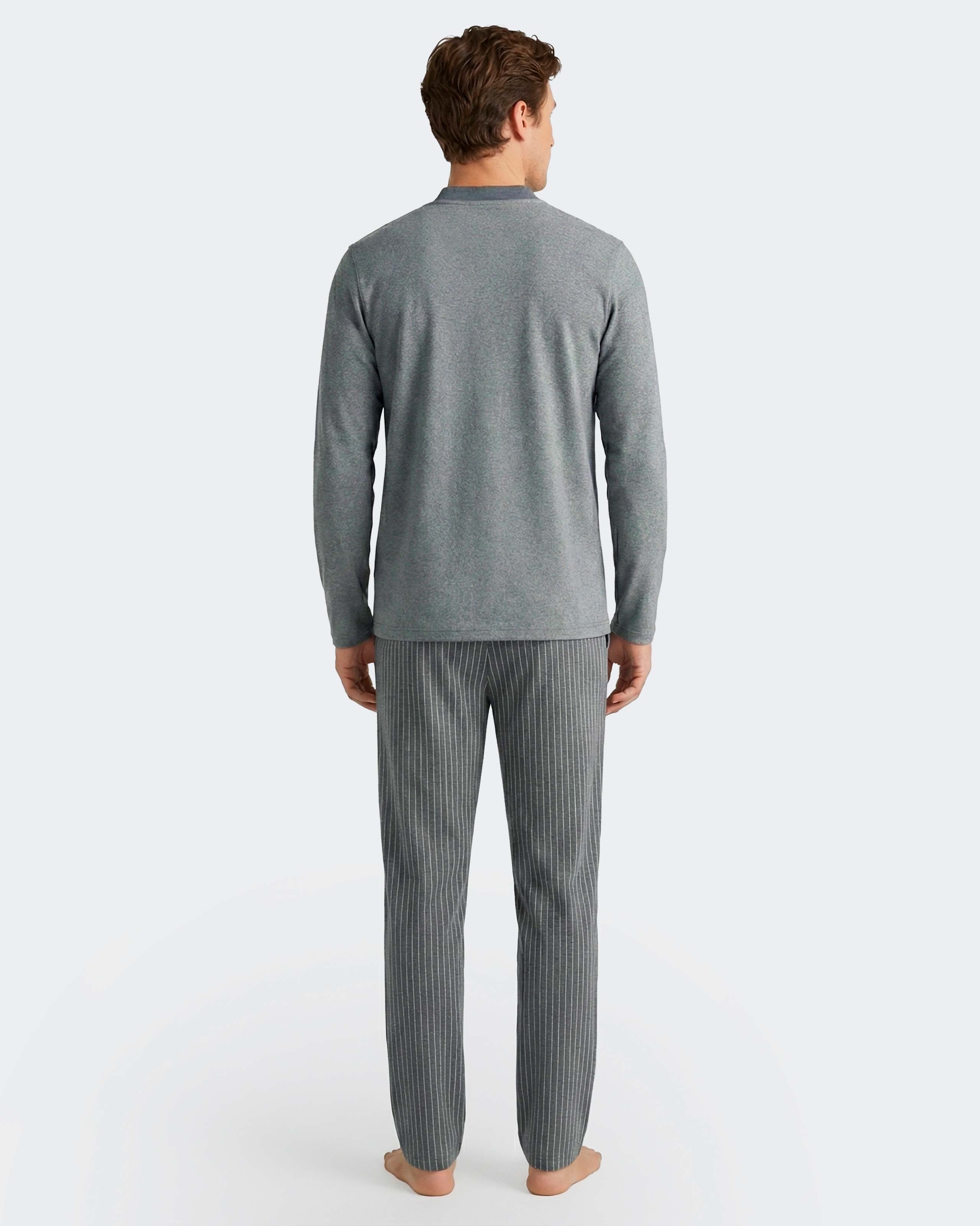 Pyjama chaud d'homme en Coton