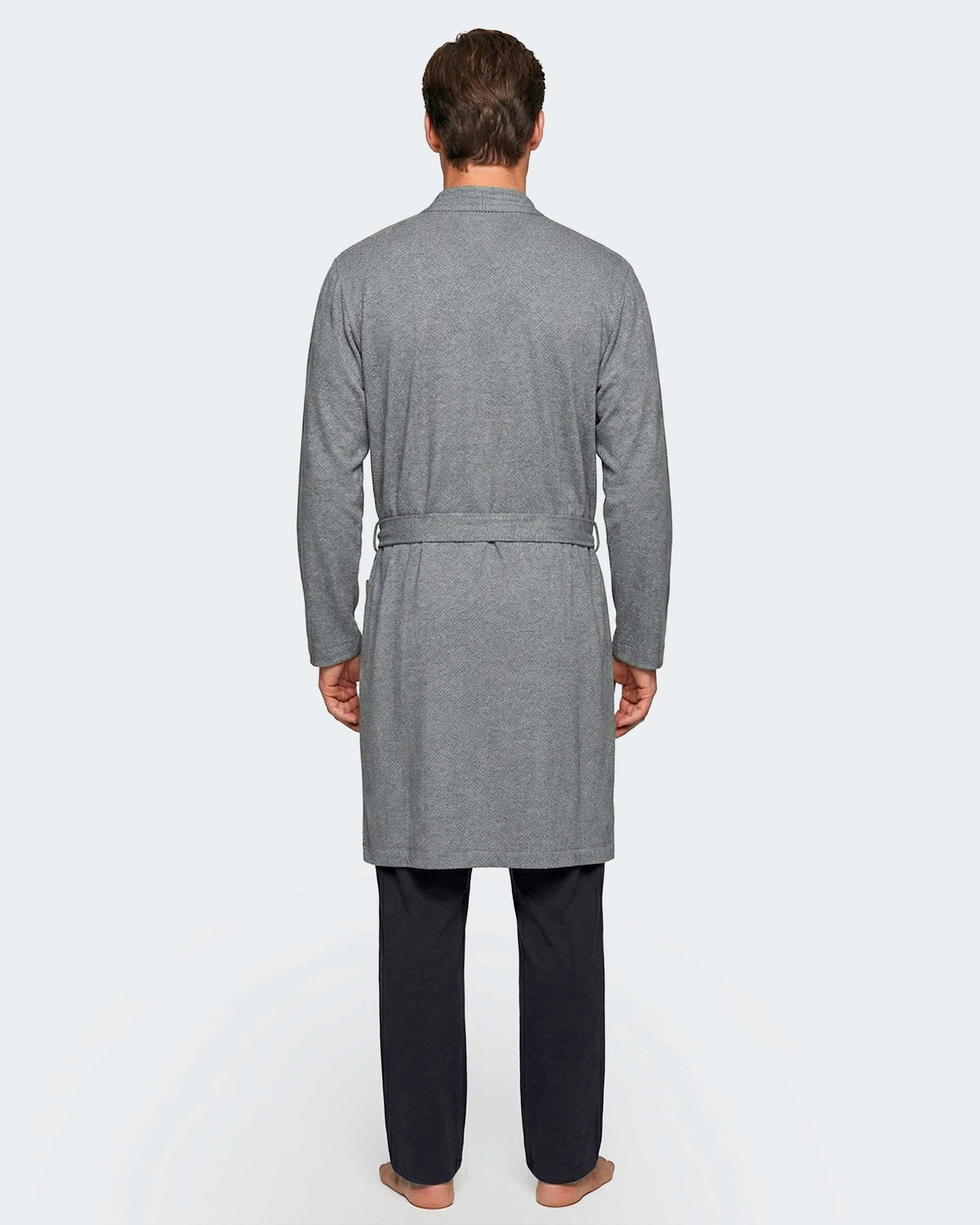 Men's warm dressing gown in Cotton