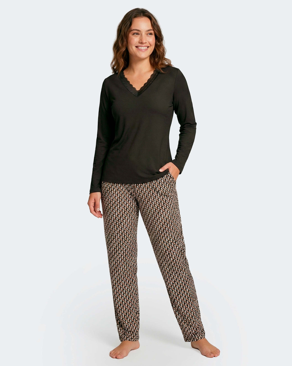 Women's Carded pyjamas in Cotton