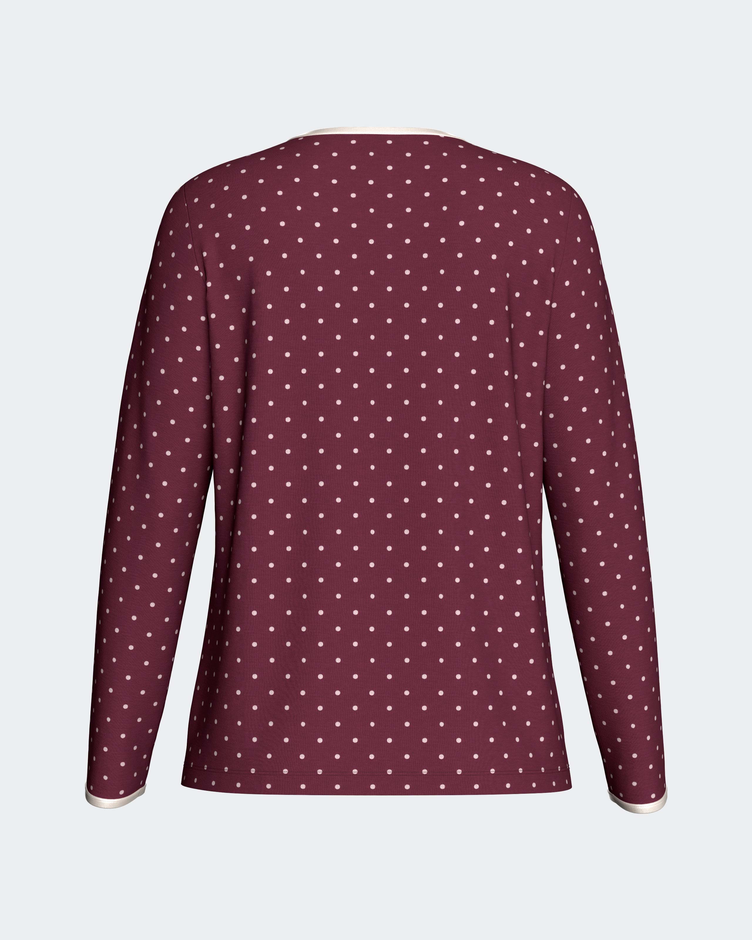 Pijama cardado em Algodão Modal