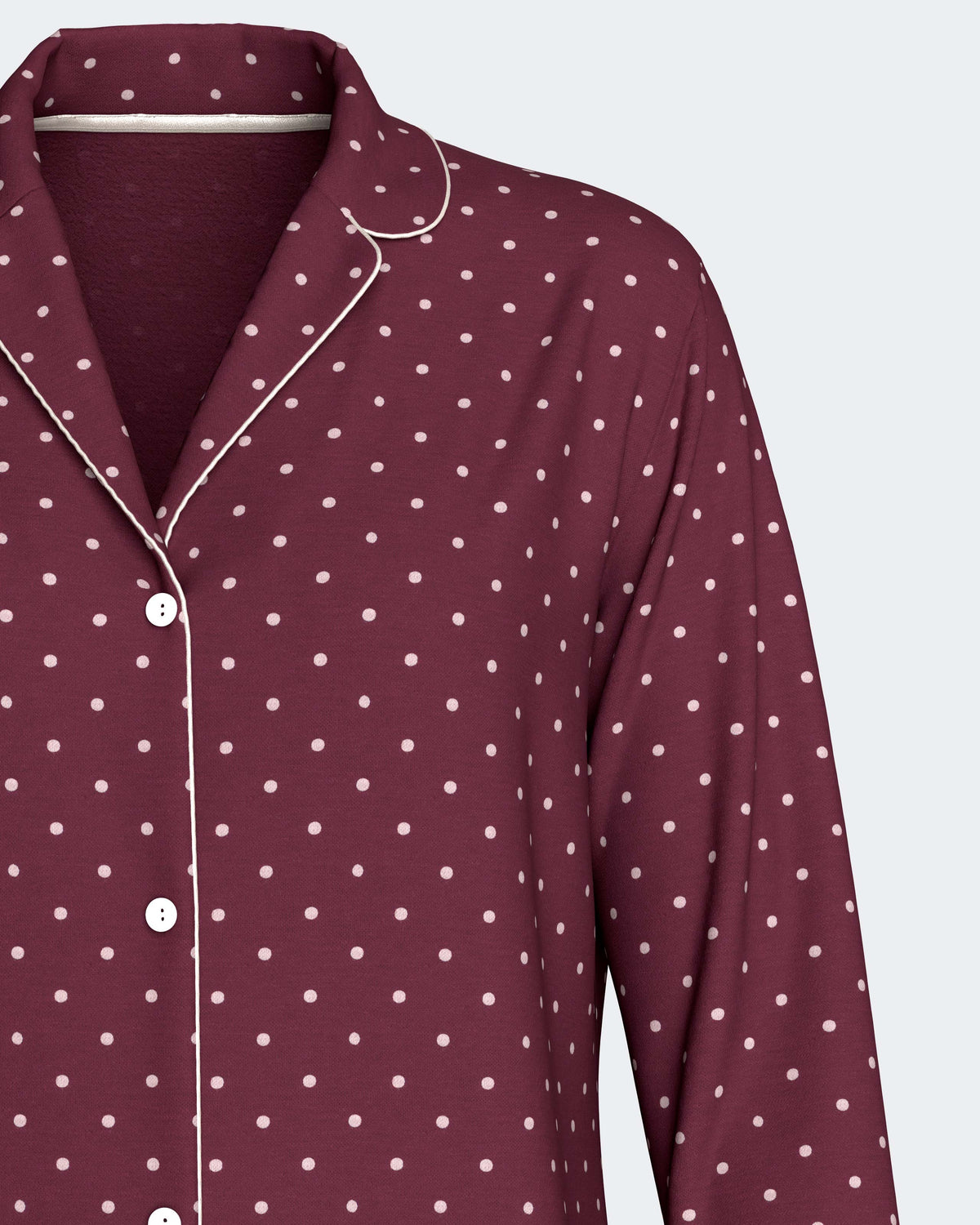 Pyjama cardé en Coton Modal
