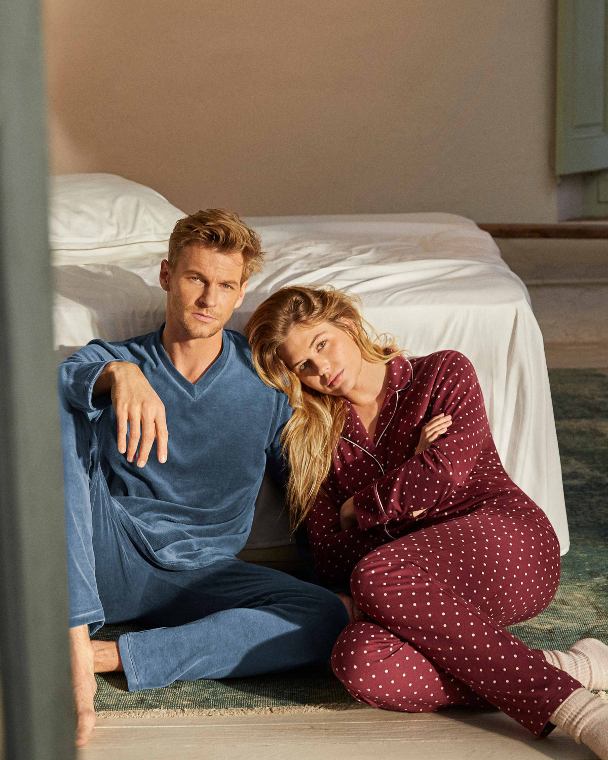 Carded pyjamas in Cotton Modal