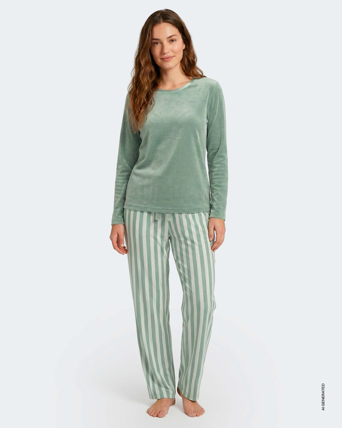 Women's Carded pyjamas in Velvet