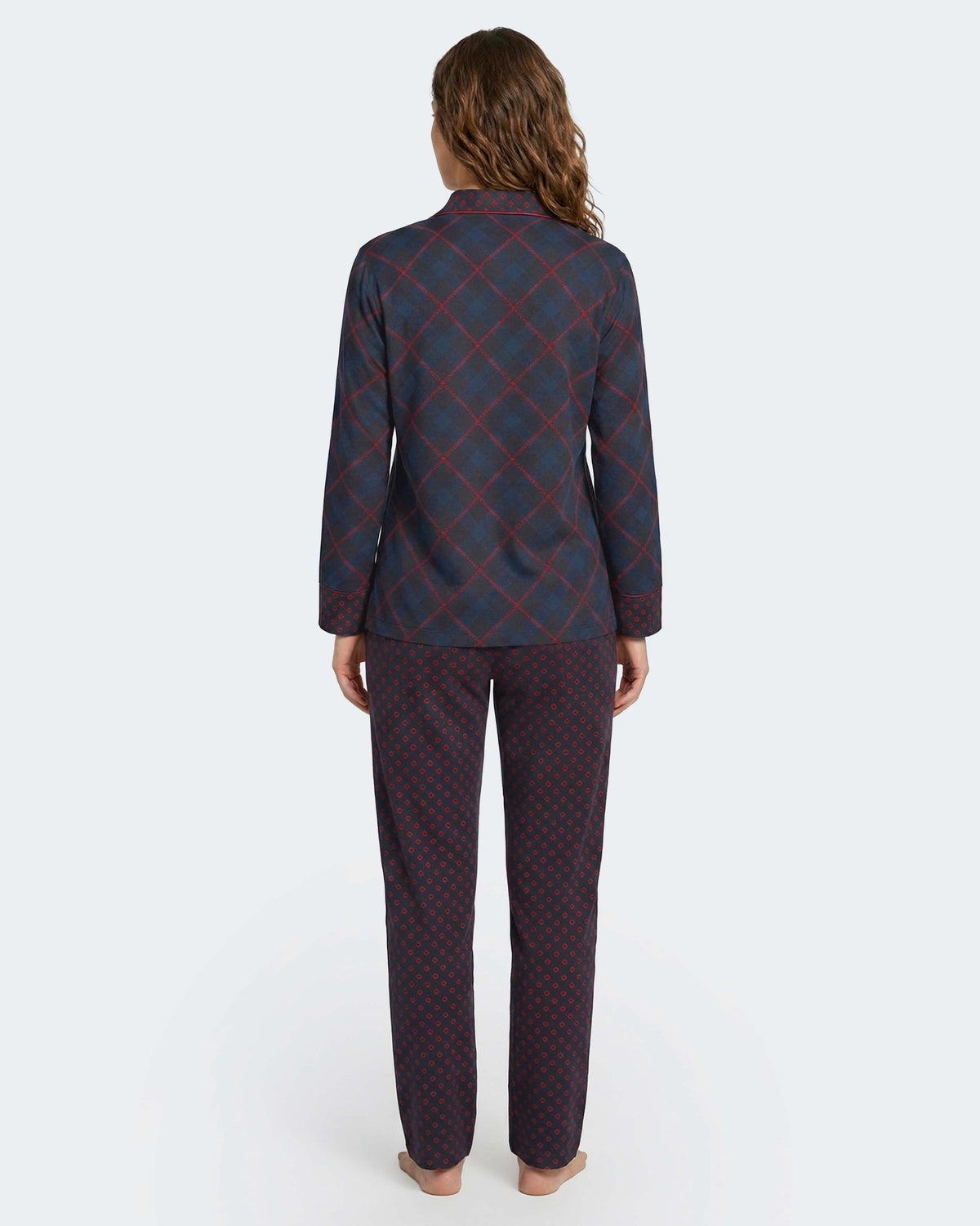 Women's Carded pyjamas in Cotton Modal