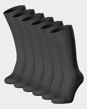 6 Pack Mercerized Cotton Socks