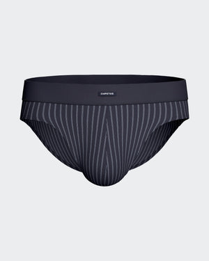 Brief Stripe Cotton Stretch