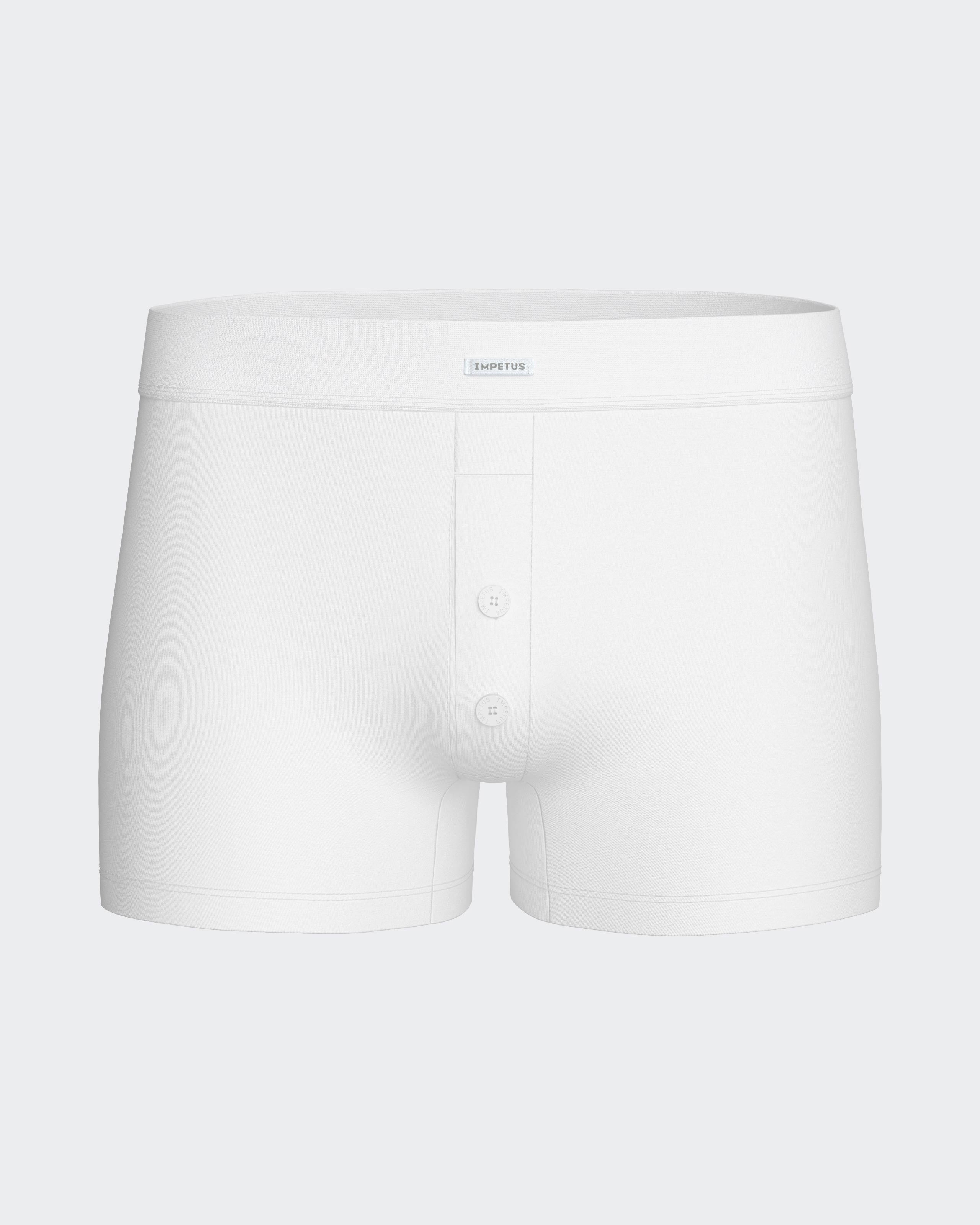 Boxer Button Cotton Stretch