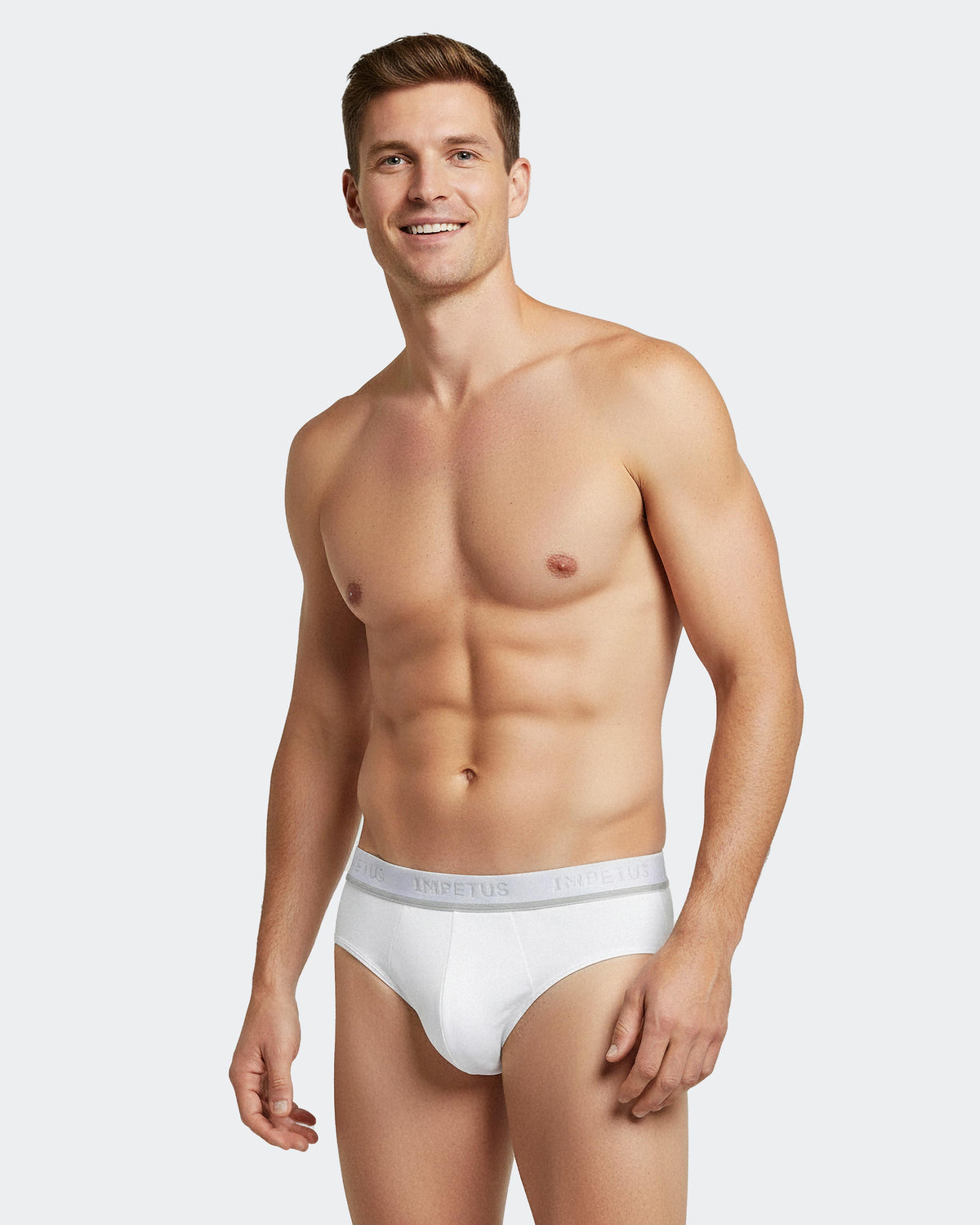 Pack of 2 men's briefs Cotton Stretch