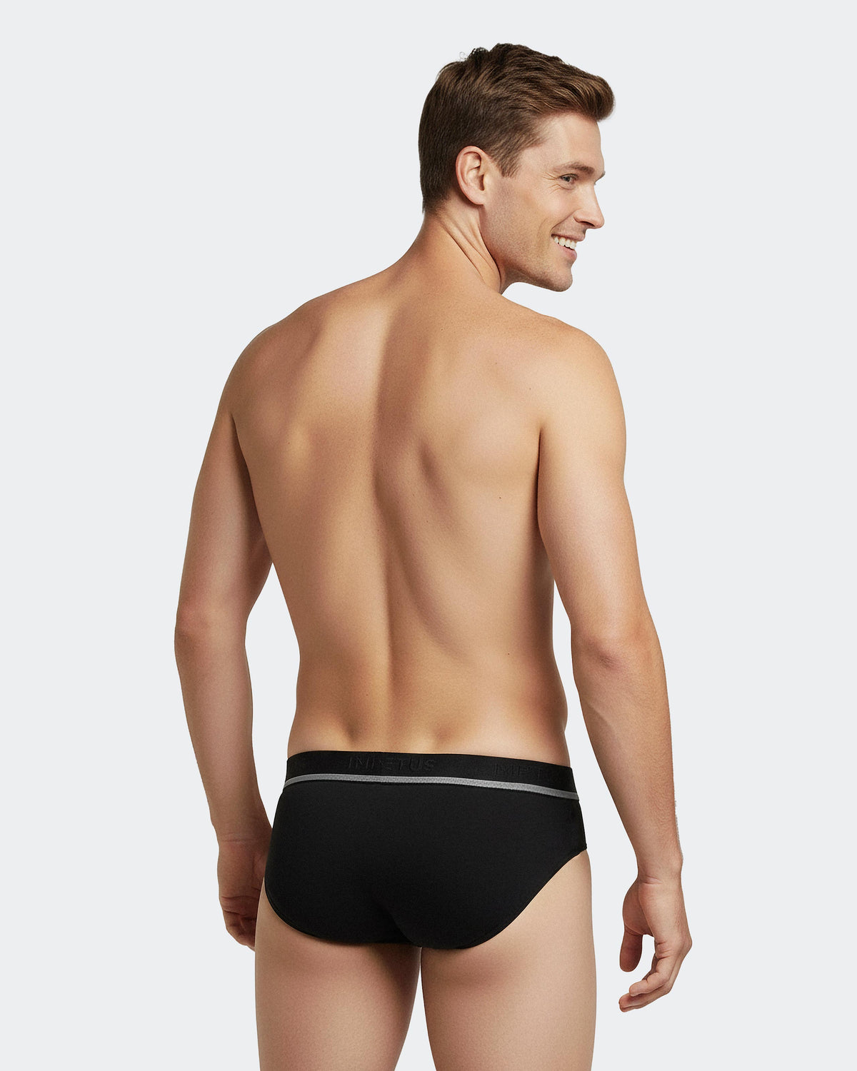 Pack of 2 men's briefs Cotton Stretch
