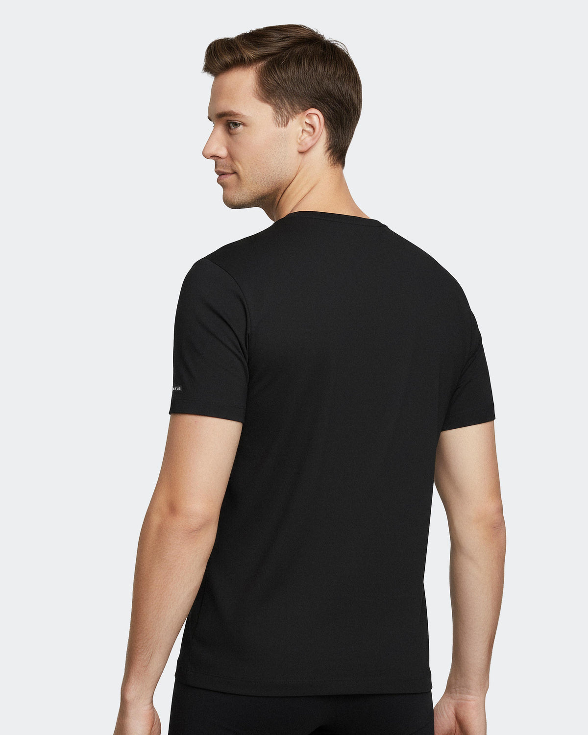 Men's V-neck T-shirt Cotton Stretch