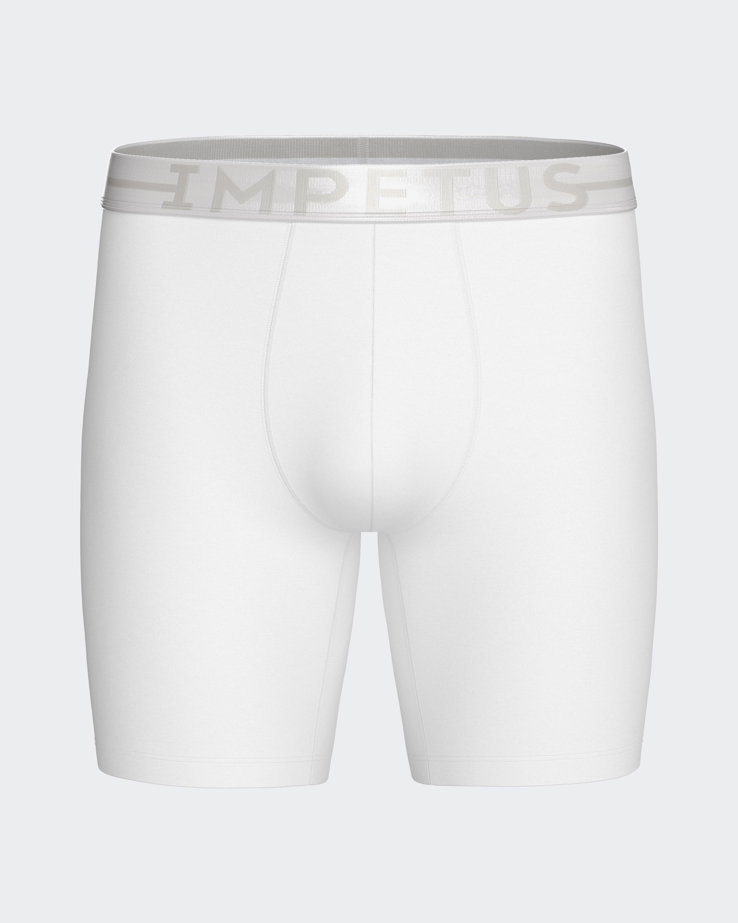 Men's long boxer Cotton Stretch