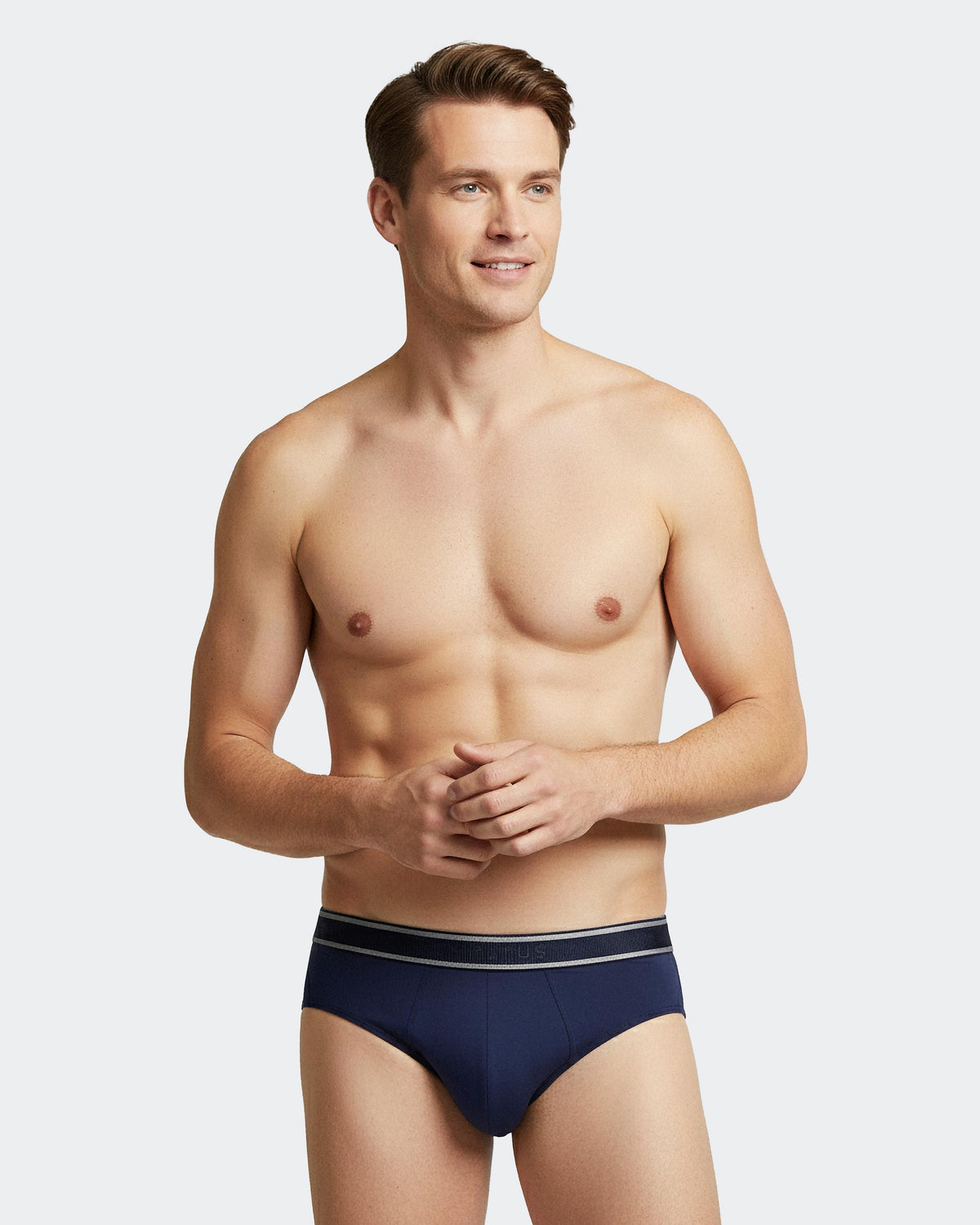 Pack of 3 Cotton Stretch men's briefs