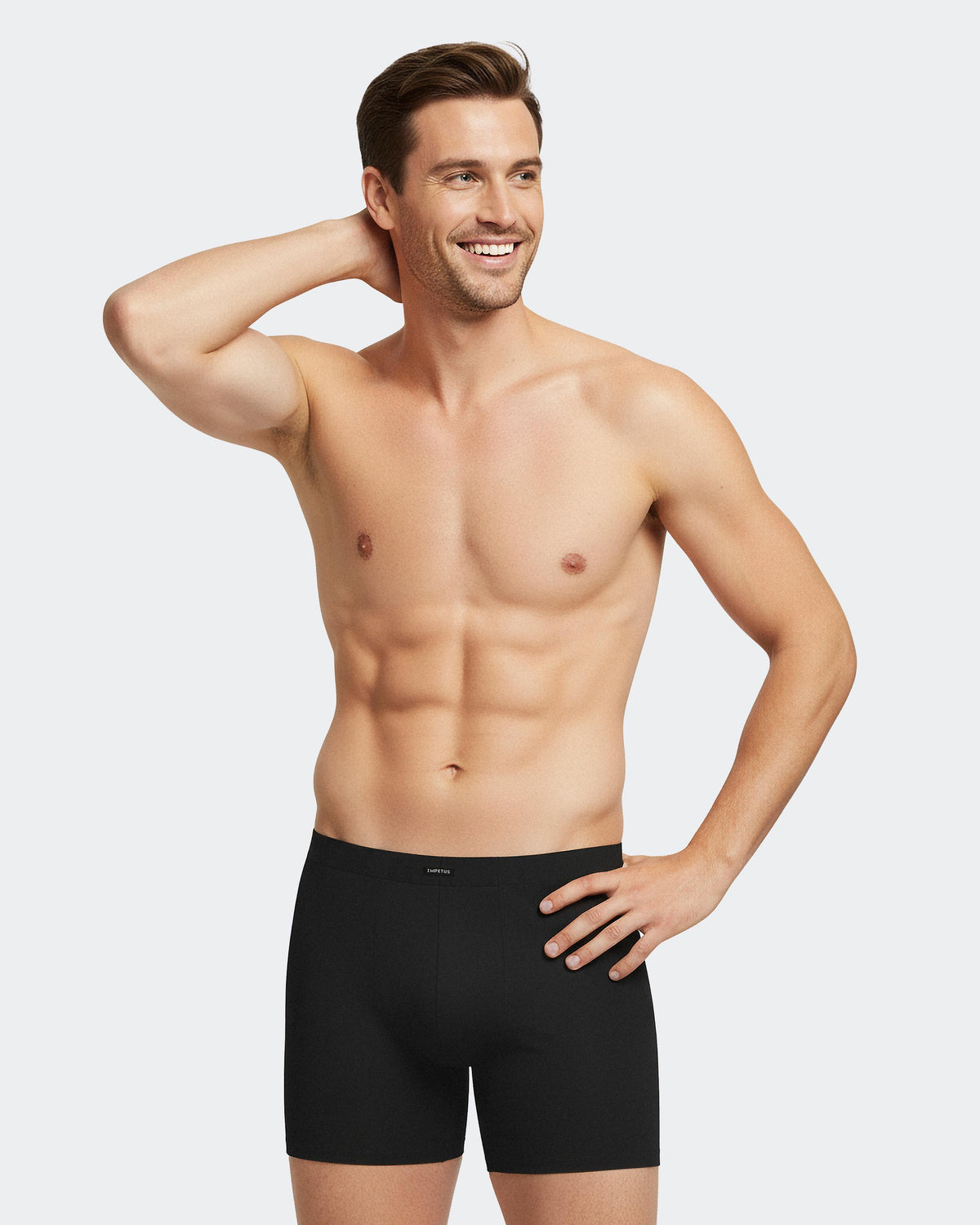 Boxer long en coton modal