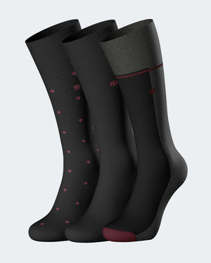 Pack 3 pares de meias de homem