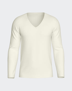 T-shirt long sleeves of man in Wool Lyocell