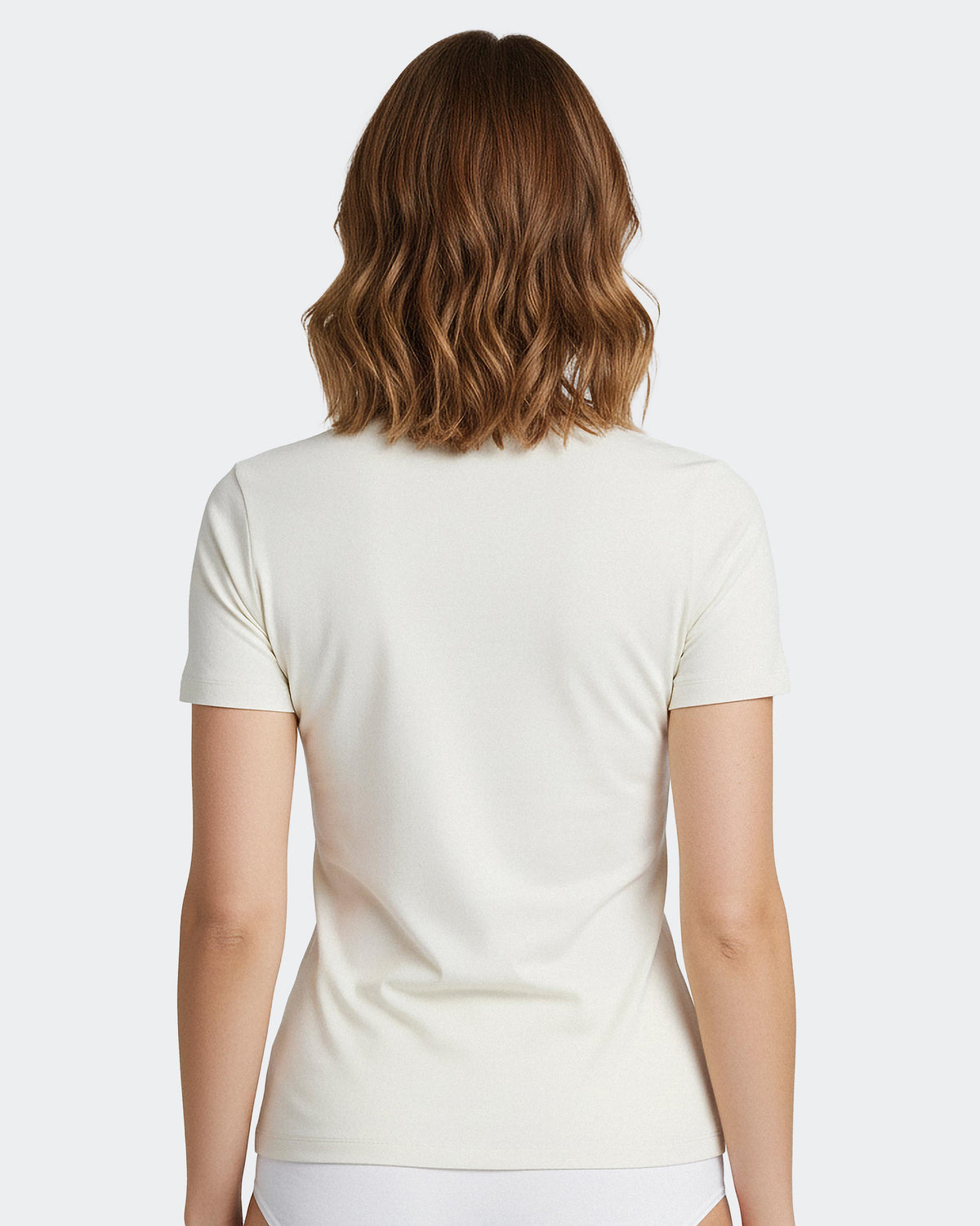 T-Shirt aus Woll-Lyocell